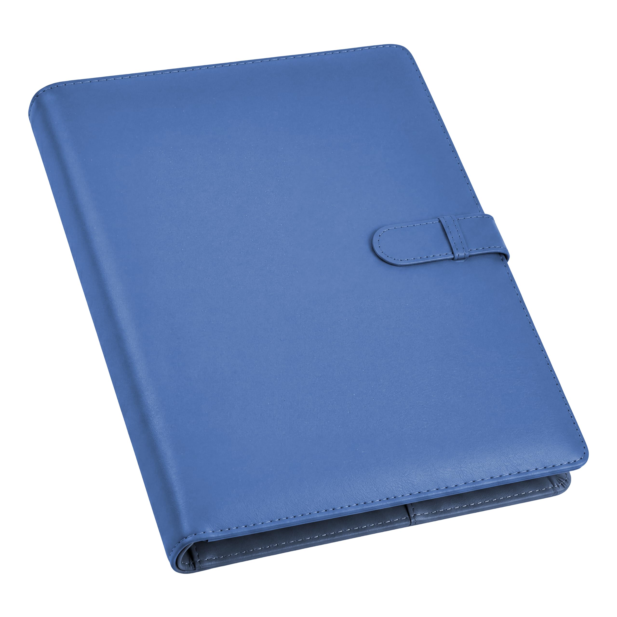ARPAN A4 Display Book - 36 Pockets | Blue Faux Leather | Soft Padded Cover