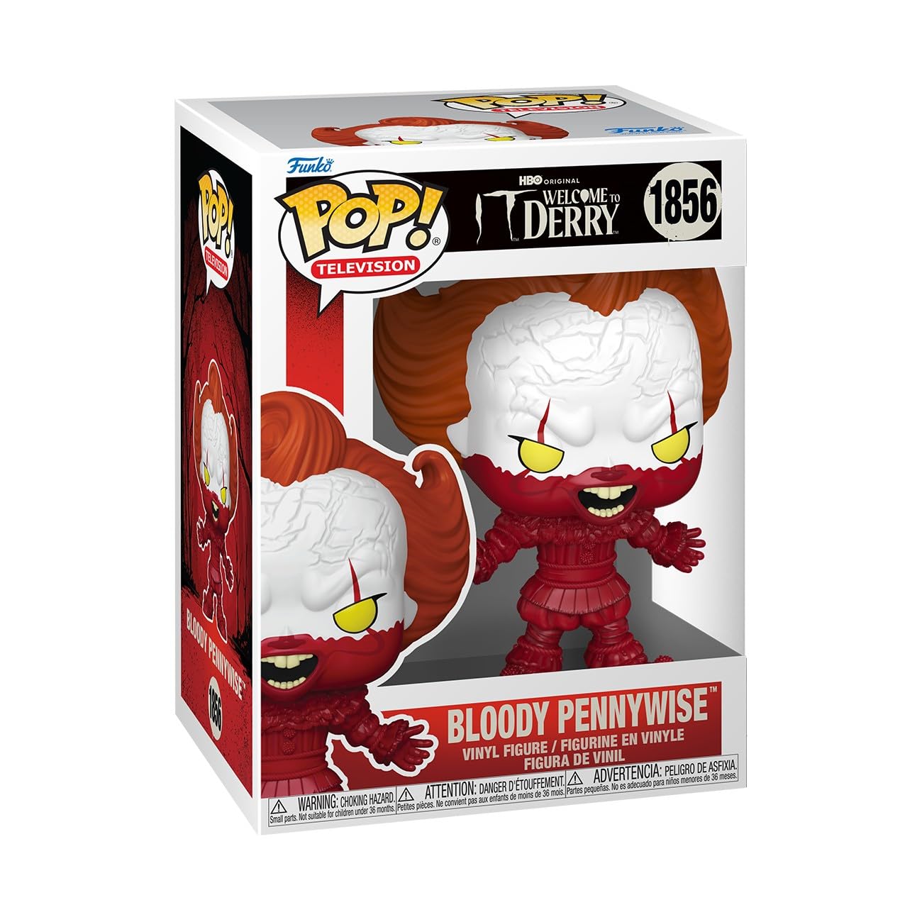 Funko Pop! Bloody Pennywise - Welcome to Derry Collectible Vinyl Figure | 3.75 in