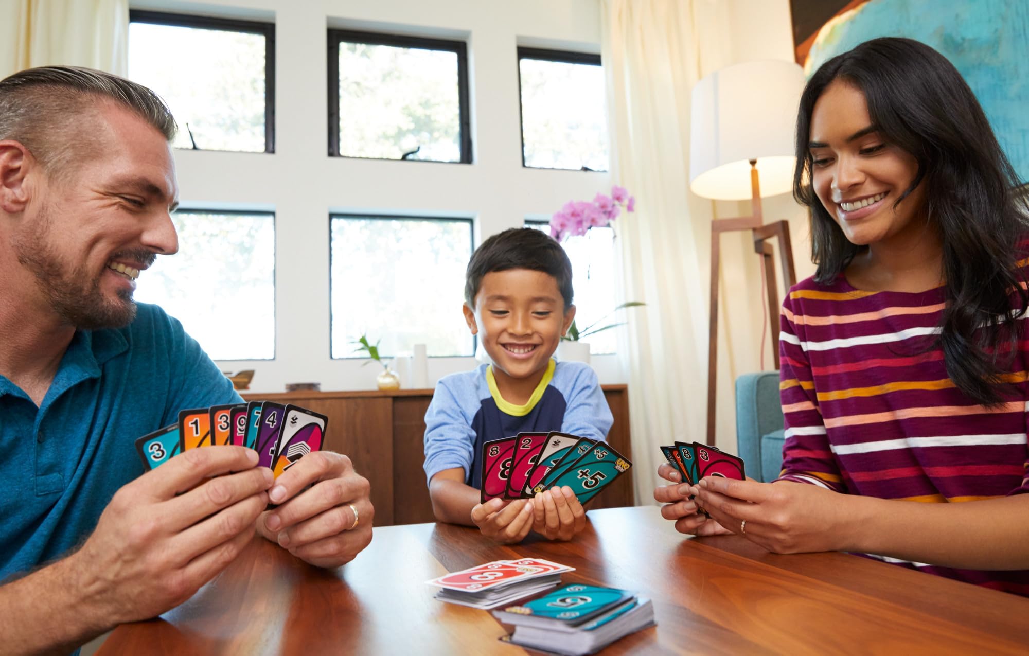 UNO FLIP! Card Game - Double-Sided Deck, New Action Cards, Colorblind Accessible | 112 Cards | Ages 7+