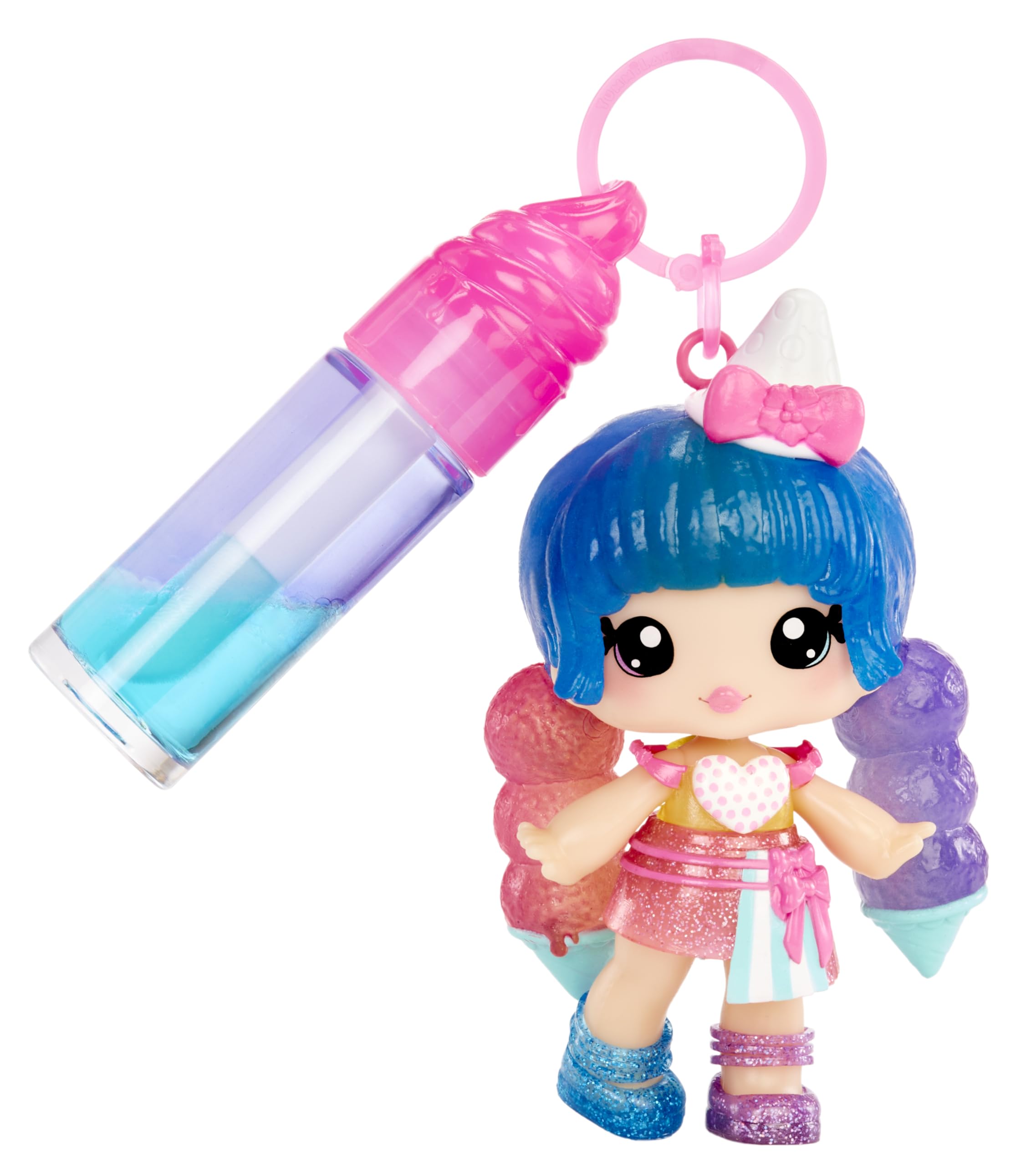 Yummiland Stephie Snowcone Doll with Mystery Color Change Hair & DIY Two-Tone Lip Gloss 3