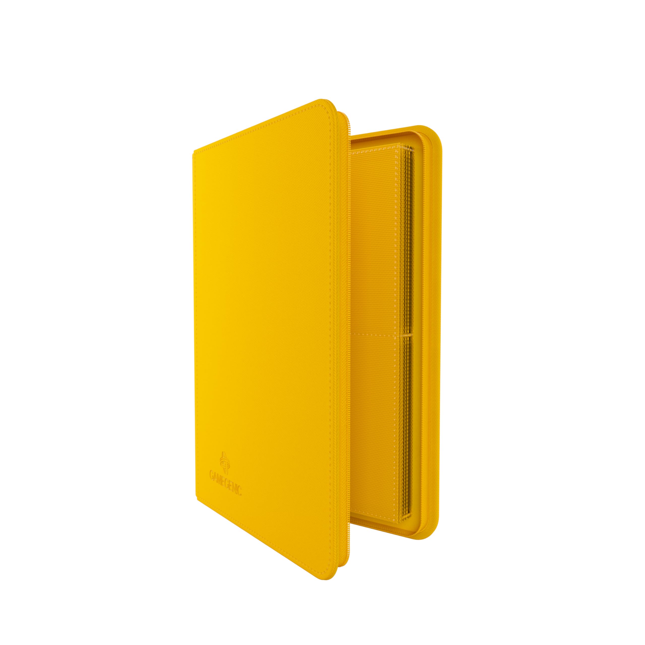 Gamegenic Zip-Up Album 8-Pocket - Yellow | Holds 160 Cards | Impact Resistant 1