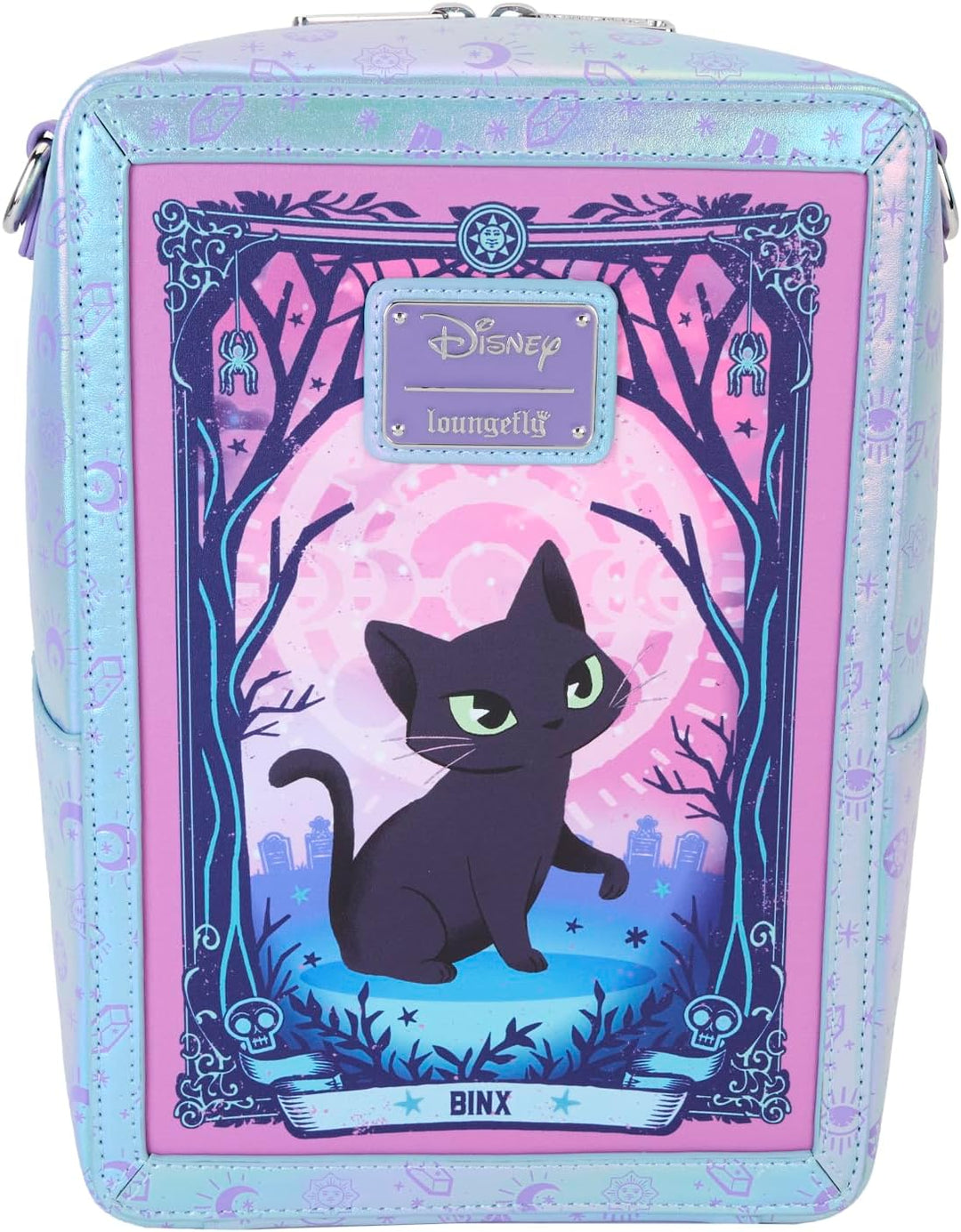 Loungefly Hocus Pocus Tarot Card Iridescent Crossbody Bag (LF-WDTB3047)