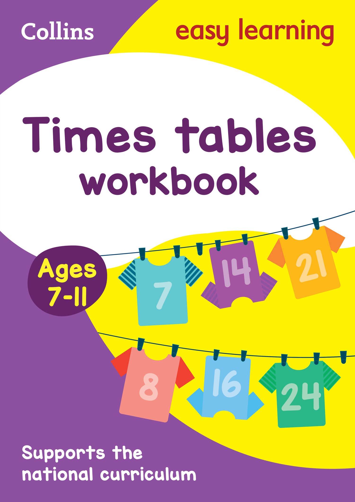 Collins Times Tables Workbook Ages 7-11 | KS2 Arithmetic Practice | Revised Edition 1