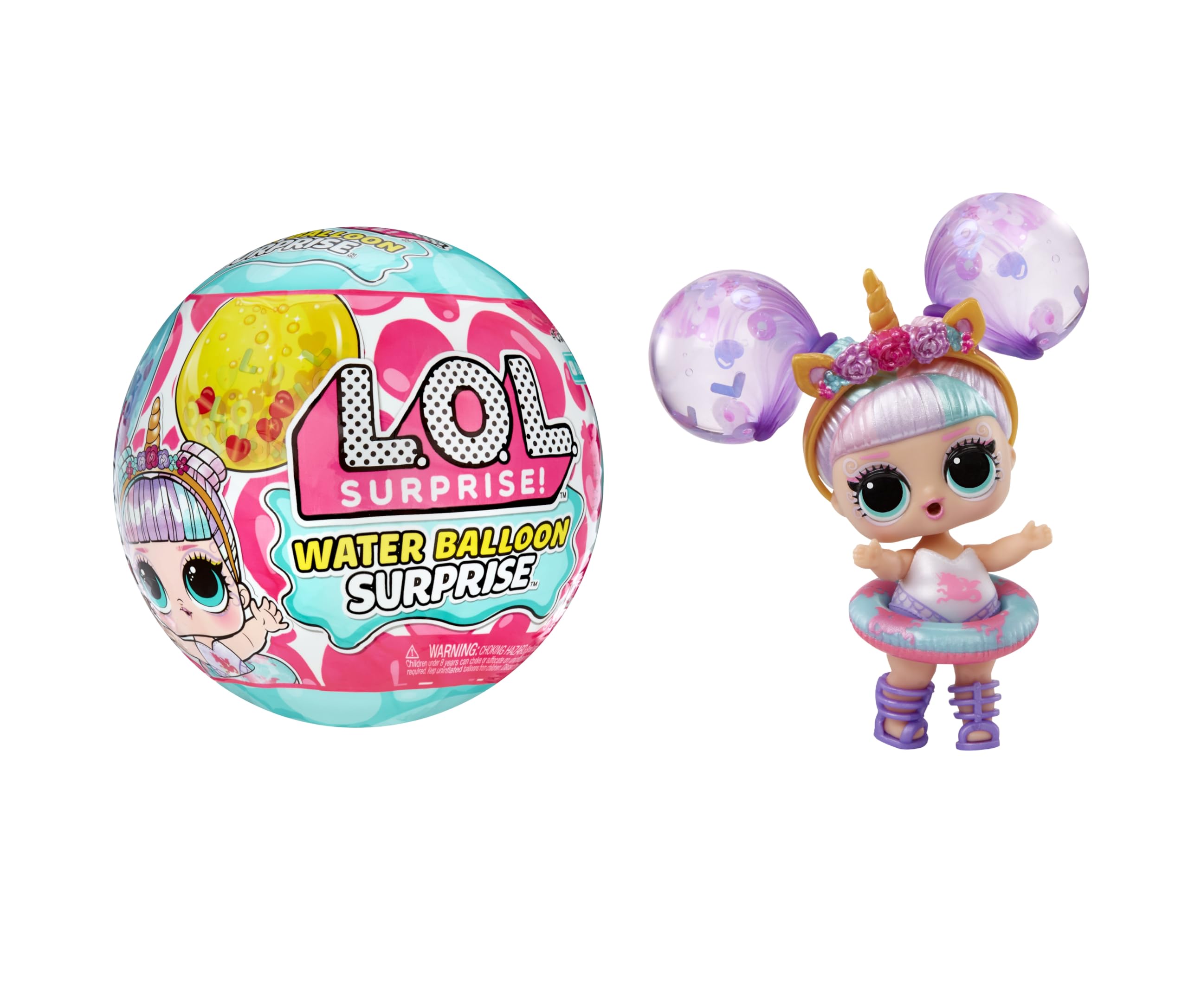 L.O.L. Surprise! Water Balloon Surprise Doll Playset | Water Play & Glitter Balloons | Ages 3+ 1