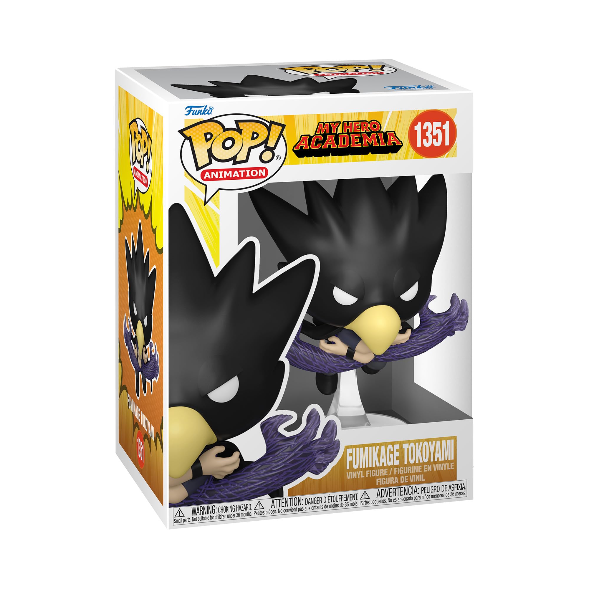 Funko My Hero Academia Fumikage Tokoyami & Dark Shadow Chibi Figure - Standard Size Vinyl 1