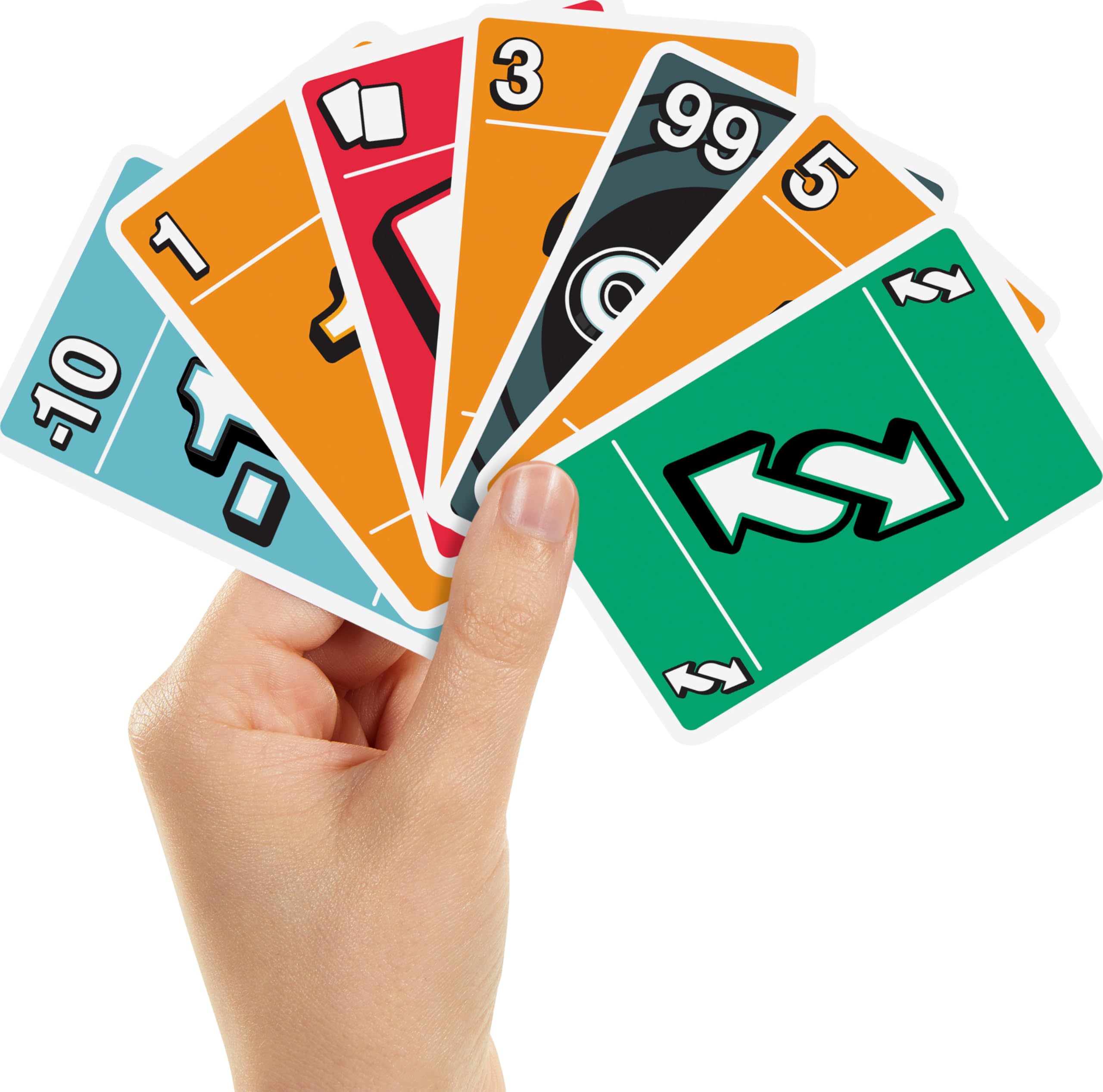 Mattel Games ONO 99 Card Game - Fast-Paced Math Skills Practice | Ages 7+ | Up to 10 Players 6