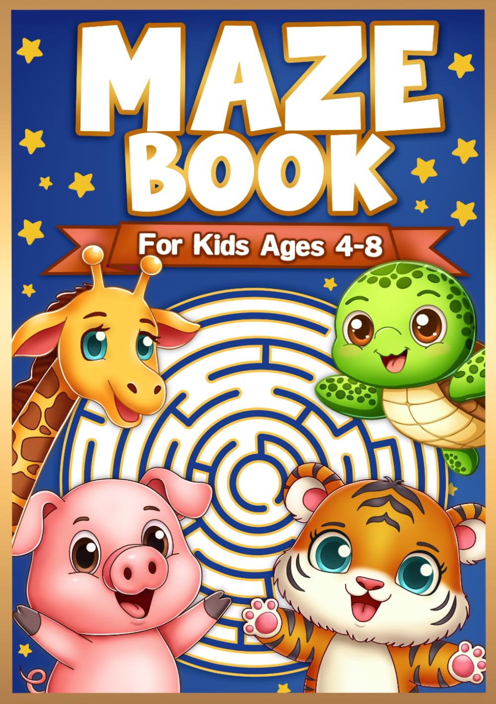 BJB Publishing Maze Book for Kids Ages 4-8 | 100 Puzzles | Paperback 1
