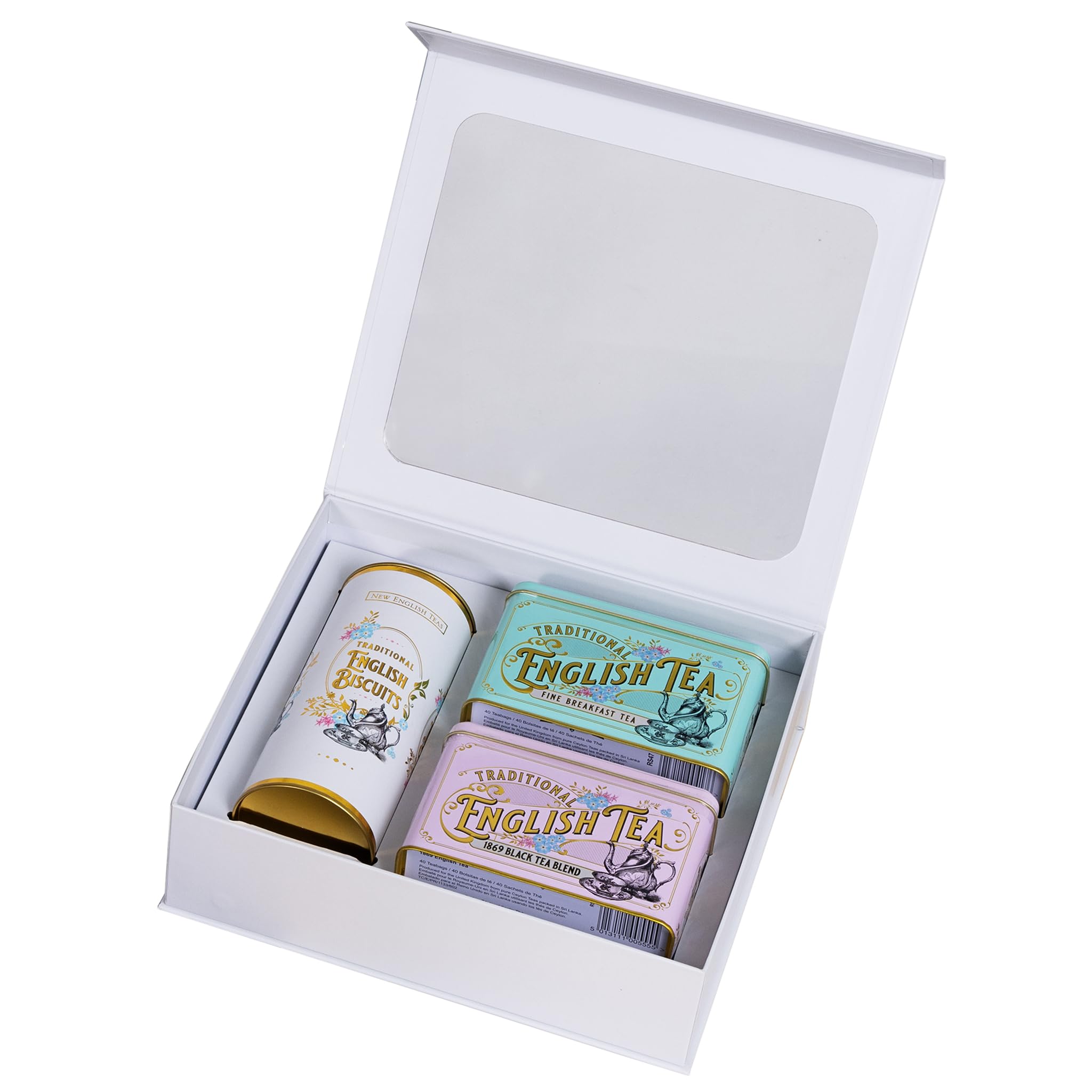 New English Teas - Vintage Victorian Tea & Biscuits Gift Set 4