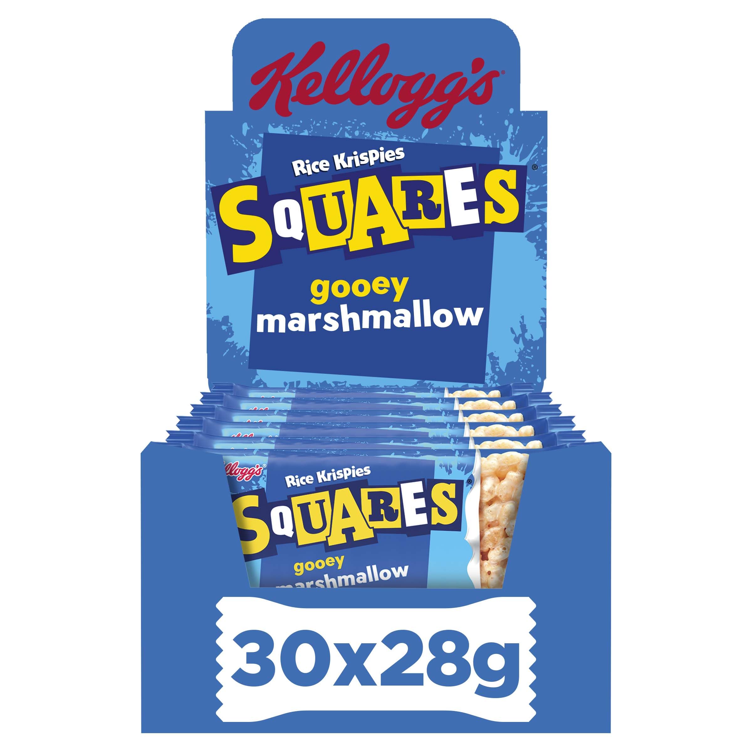 Rice Krispies Squares Marshmallow Cereal Bars - 30 Count Pack | 28g Each 1
