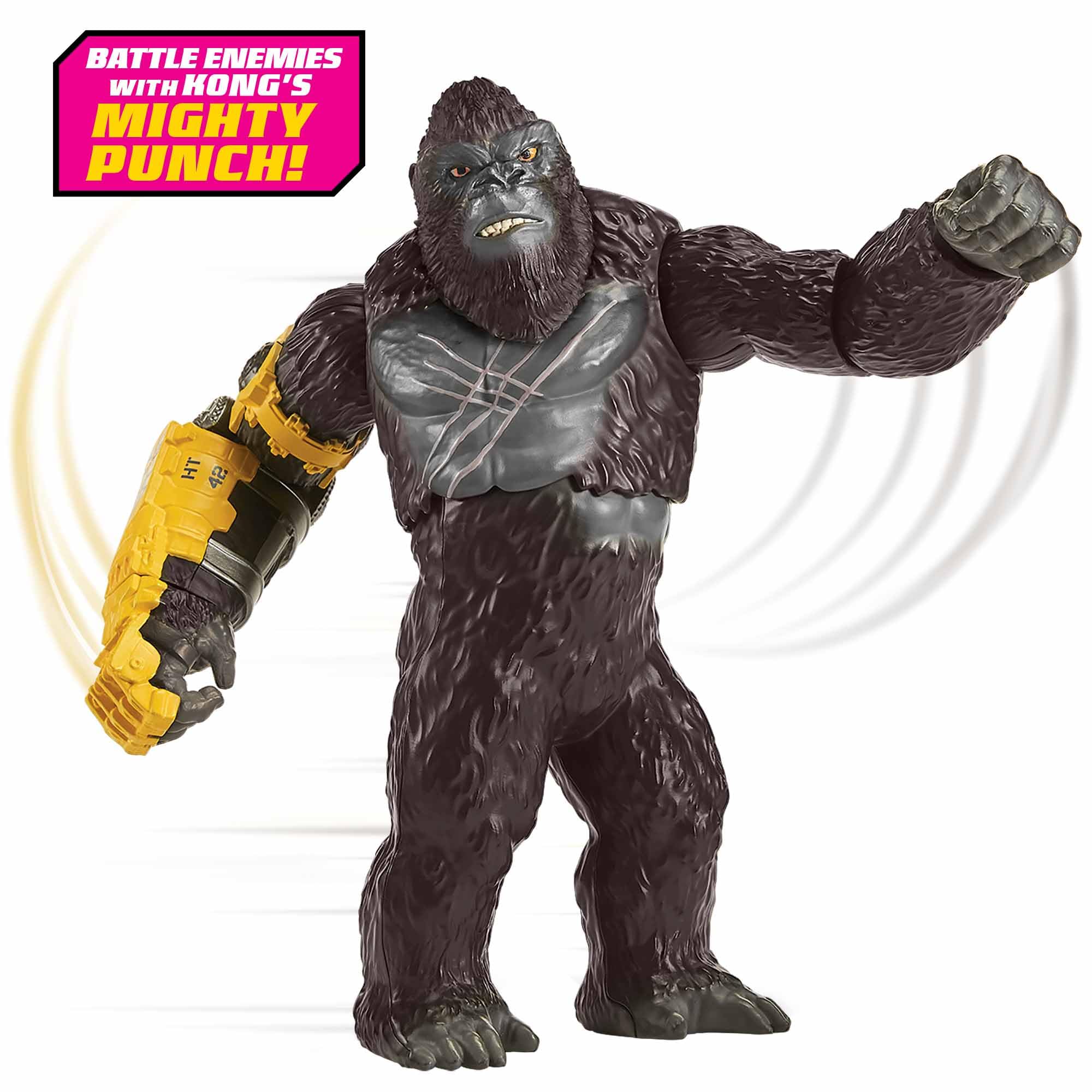 MonsterVerse Giant Kong Roll N Battle Action Figure - 11 Inch | Wheel Movement | Ages 4+