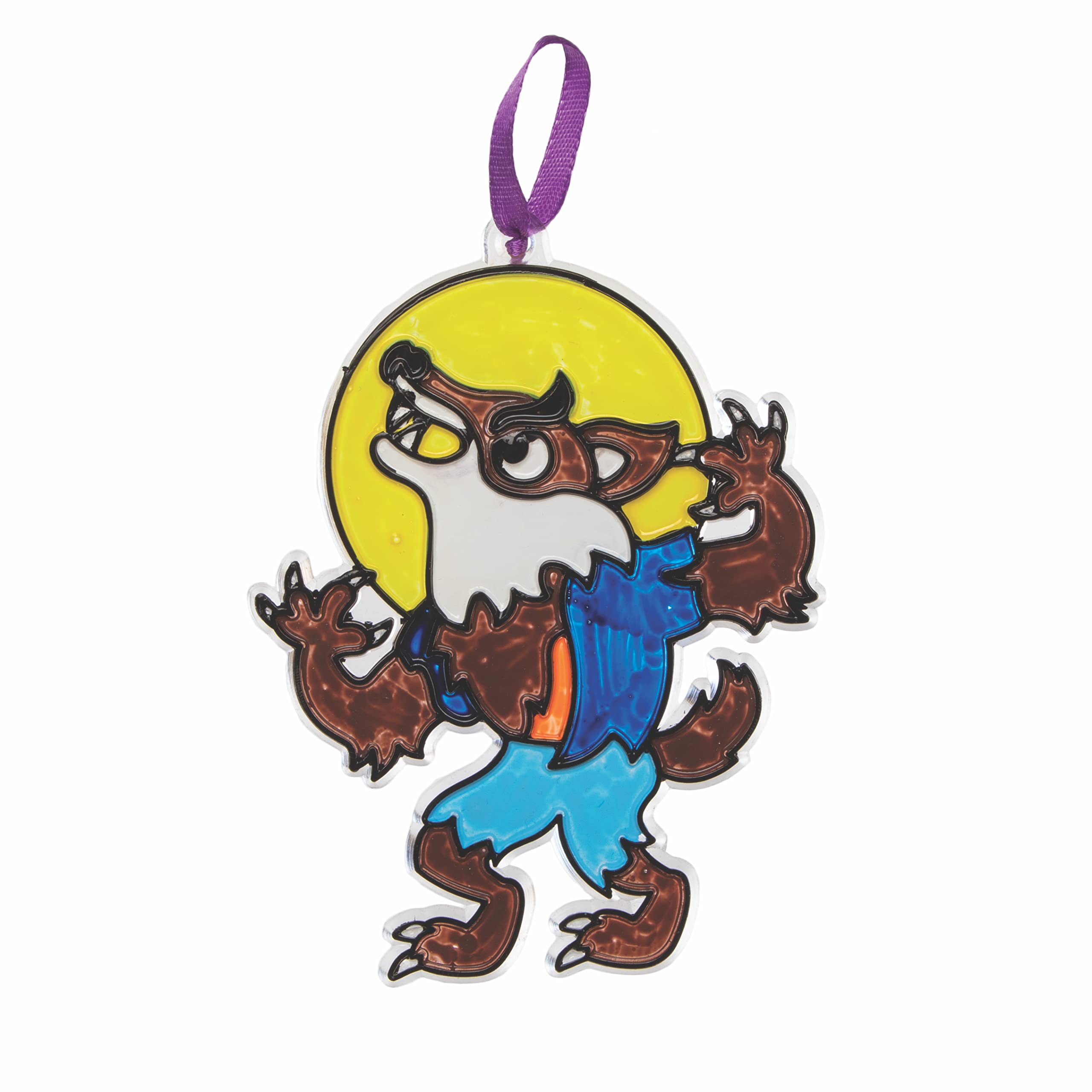 Baker Ross - Halloween Suncatcher Decorations Pack of 10 7