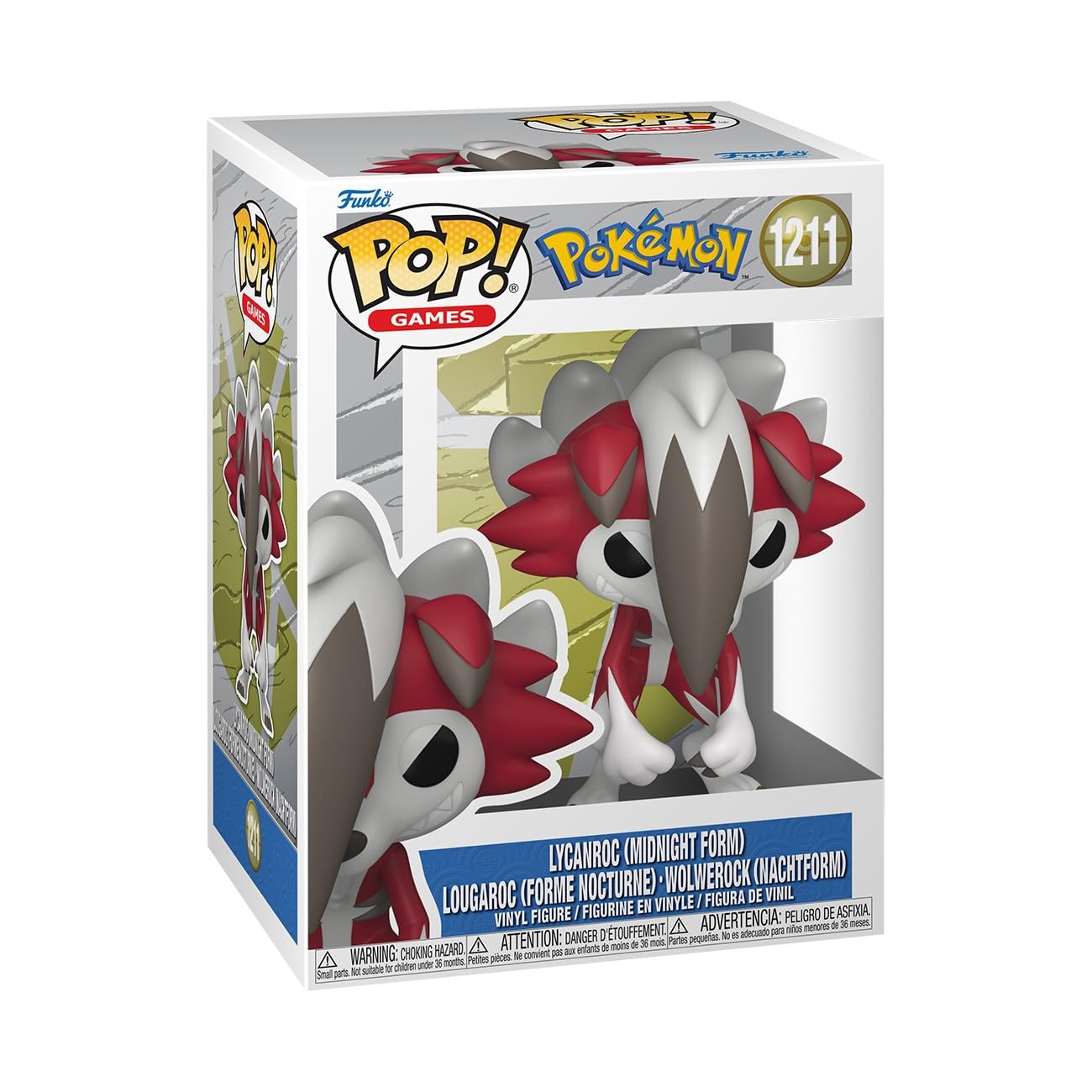 Funko POP! Pokemon Lycanroc (Midnight Form) - Collectible Vinyl Figure - 3.75" - Multicolor 1