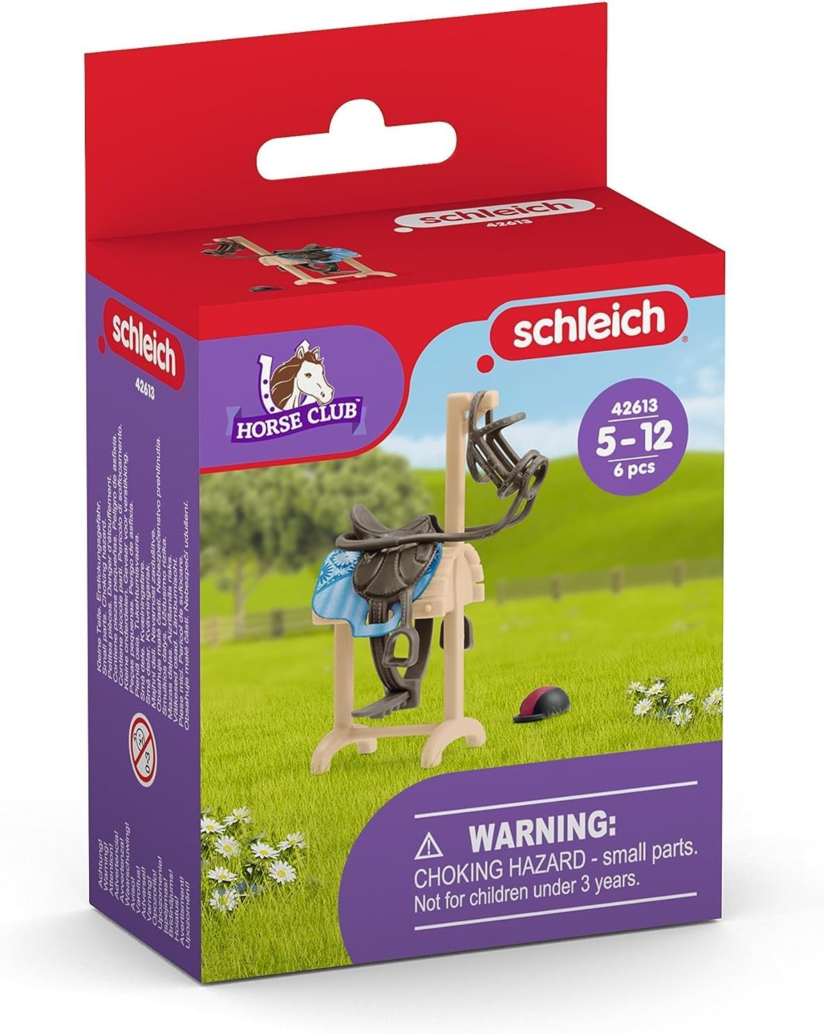 Schleich Horse Club Accessories Horse Transporter - Detachable Halter, Removable Saddle | Ages 5+ 7
