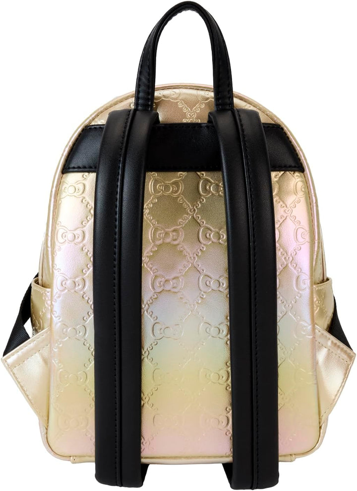 Loungefly Hello Kitty 50th Anniversary Metallic Gold Mini Backpack (SANBK0549)