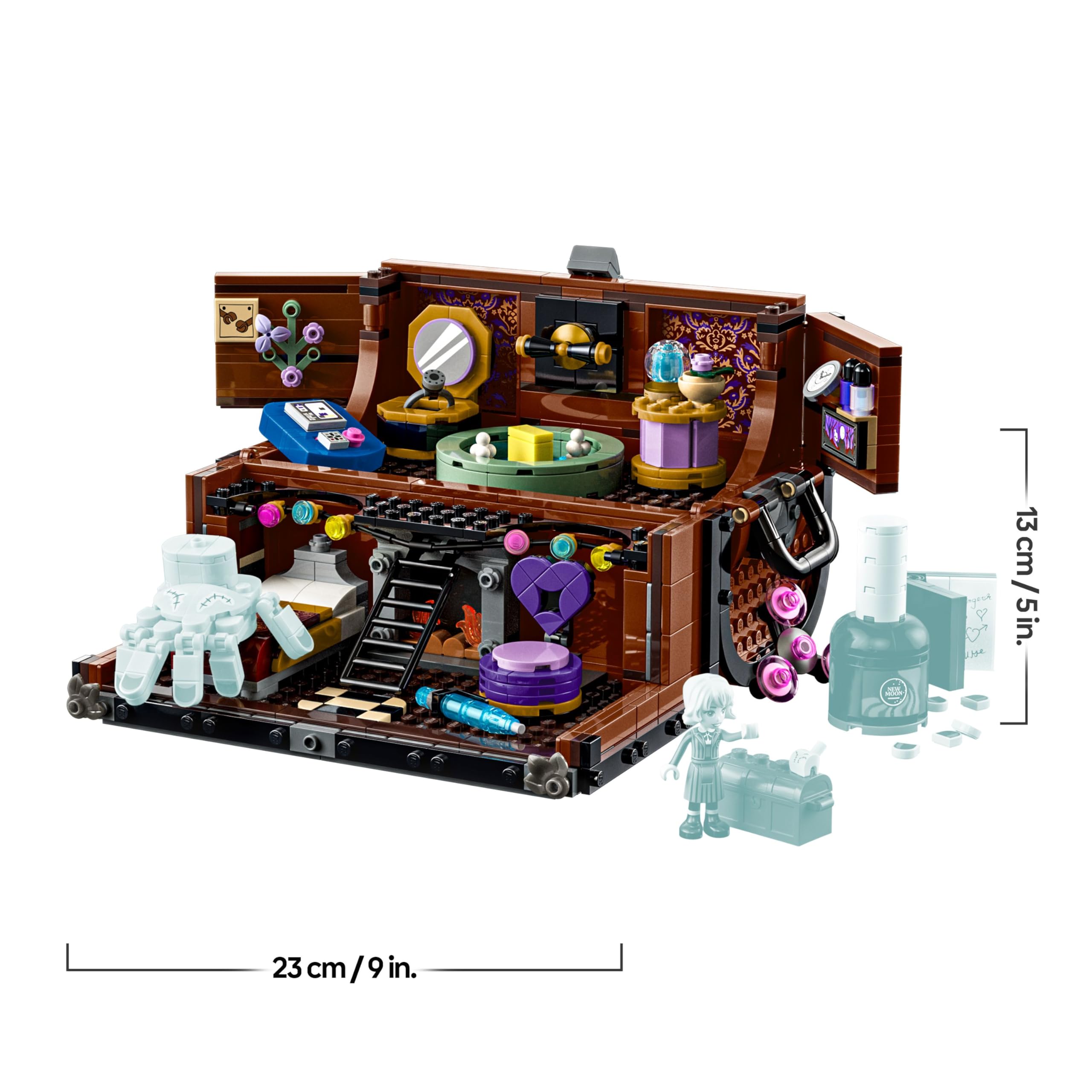 LEGO Wednesday Thing's Apartment Building Set 76785 | Ages 10+ | Includes Enid Mini Doll 8