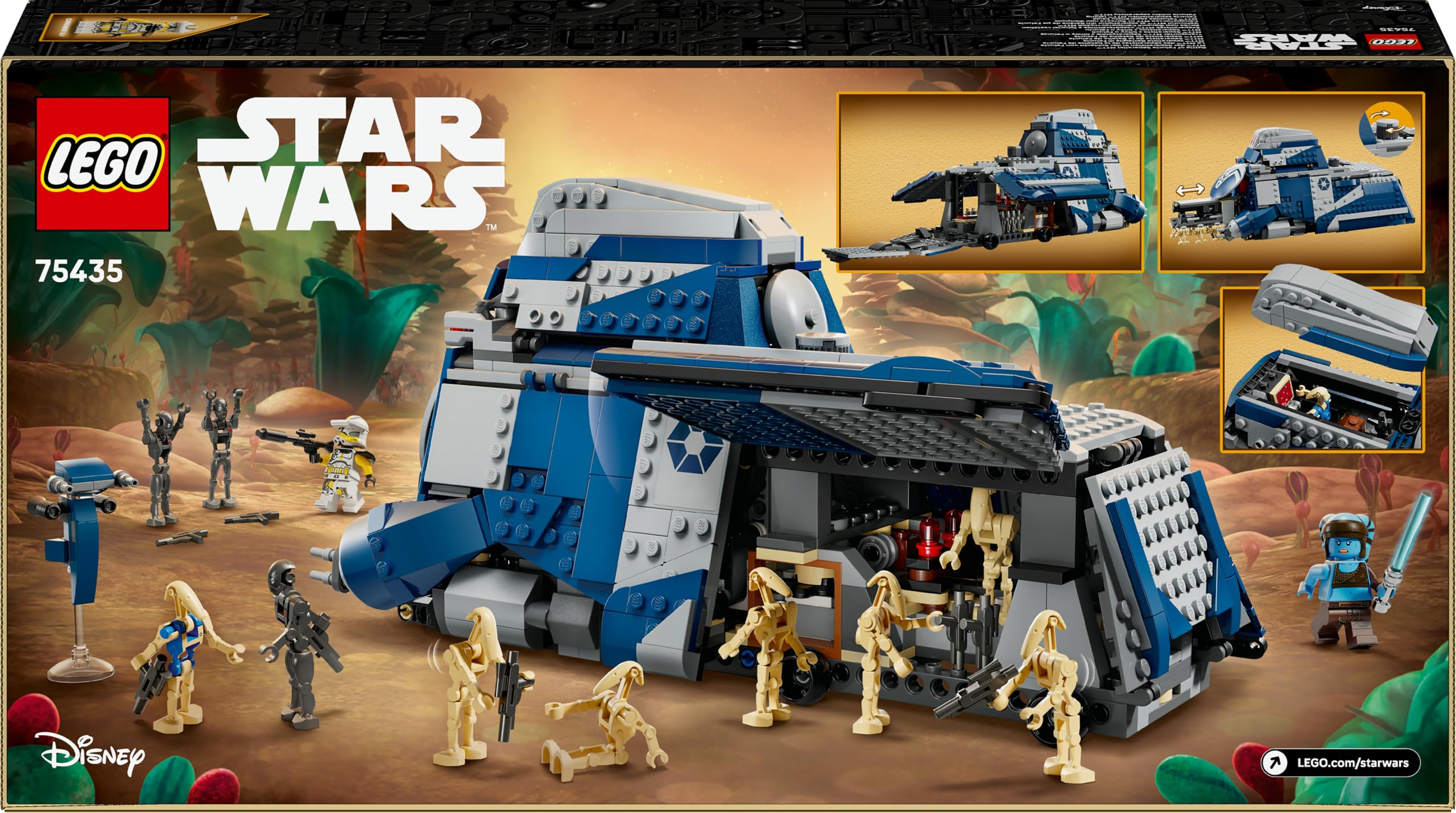 LEGO Star Wars 75435 Battle of Felucia Separatist MTT - Interactive Building Toy for Ages 9+ 17