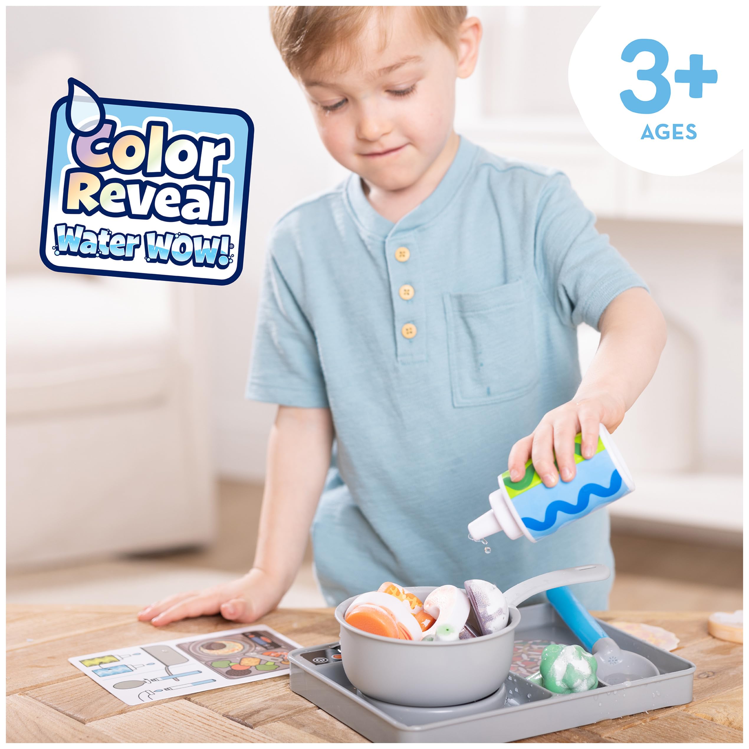 Melissa & Doug Simmer & Stir Stovetop Play Set - Color-Changing Play Food | Ages 3+ 9