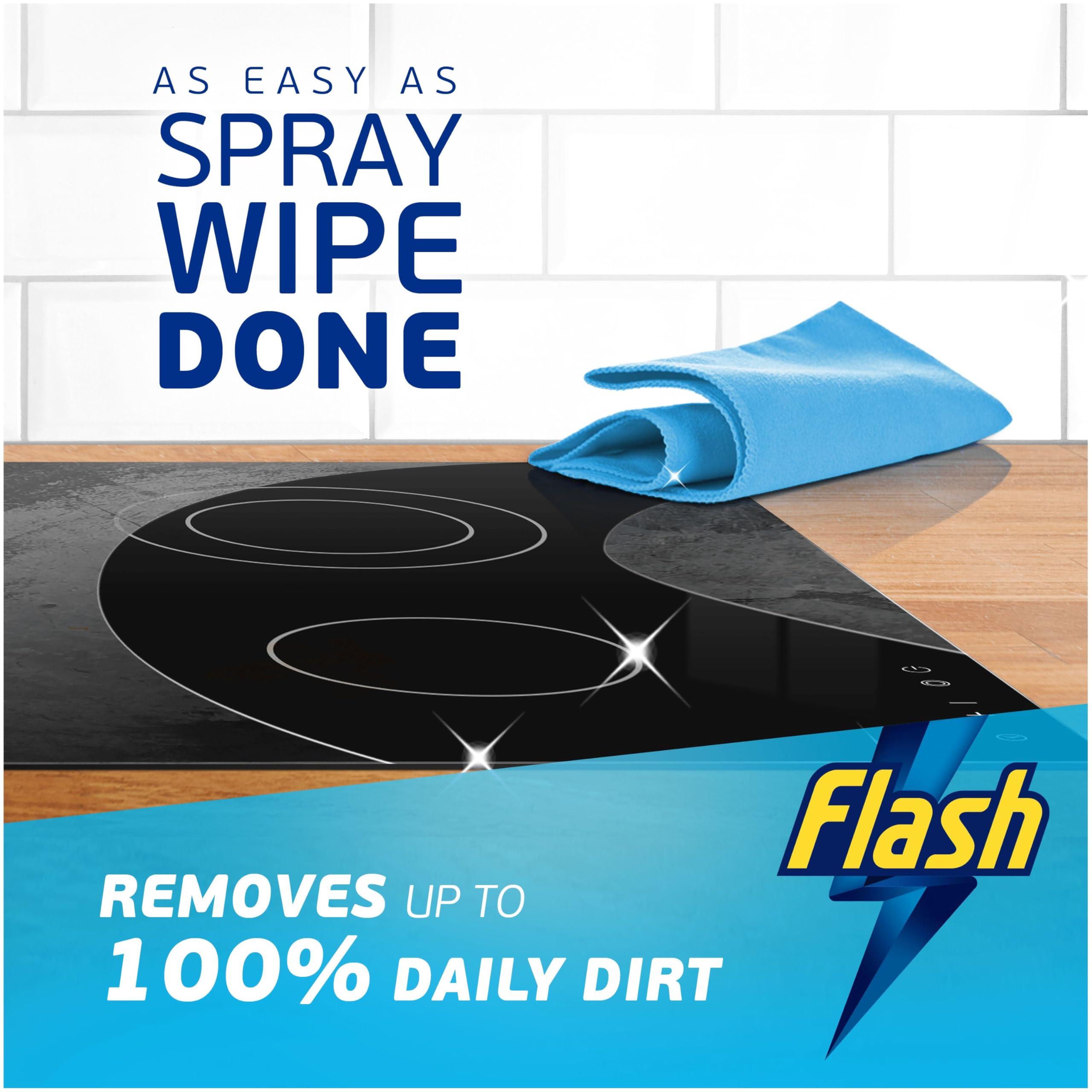 FLASH Antibacterial All-Purpose Cleaning Spray Wild Berries Scent 800ml 2