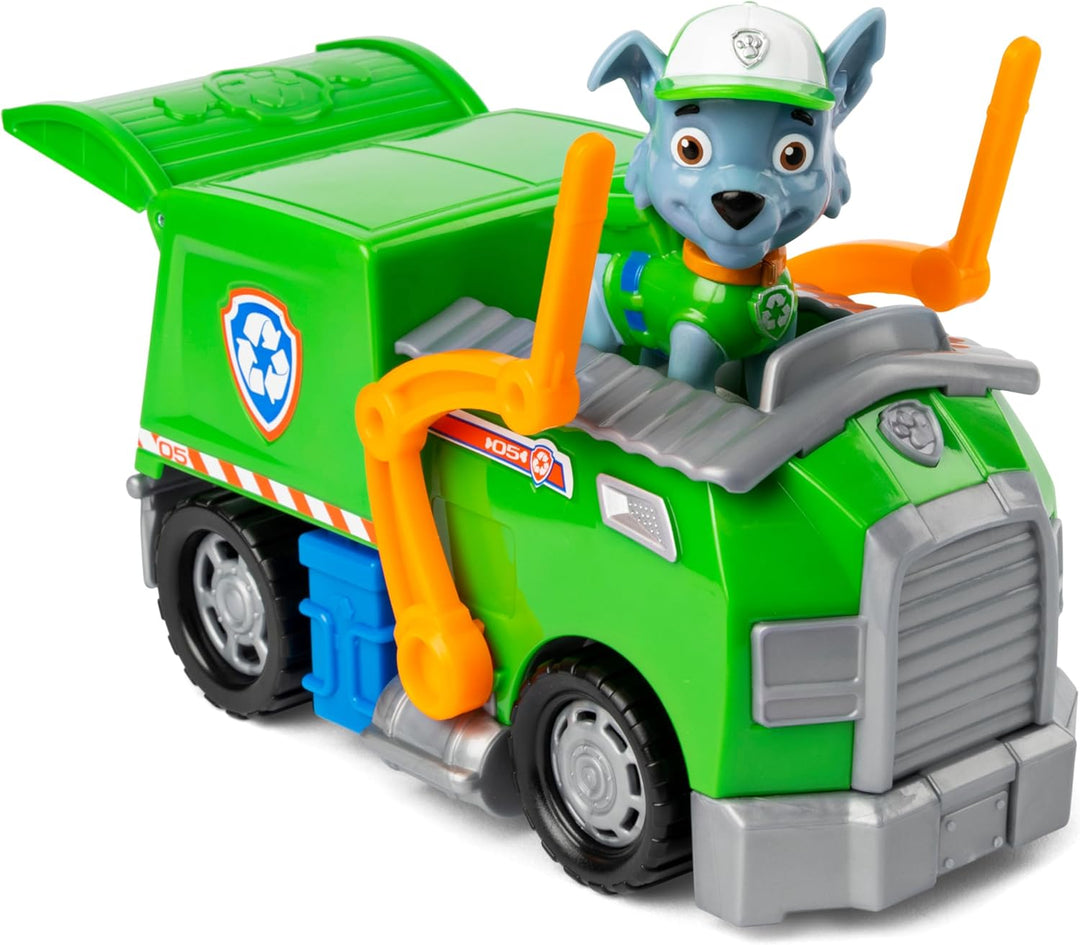 Paw Patrol Rocky’s Recycle Truck Playset - Includes Collectible Action Figure