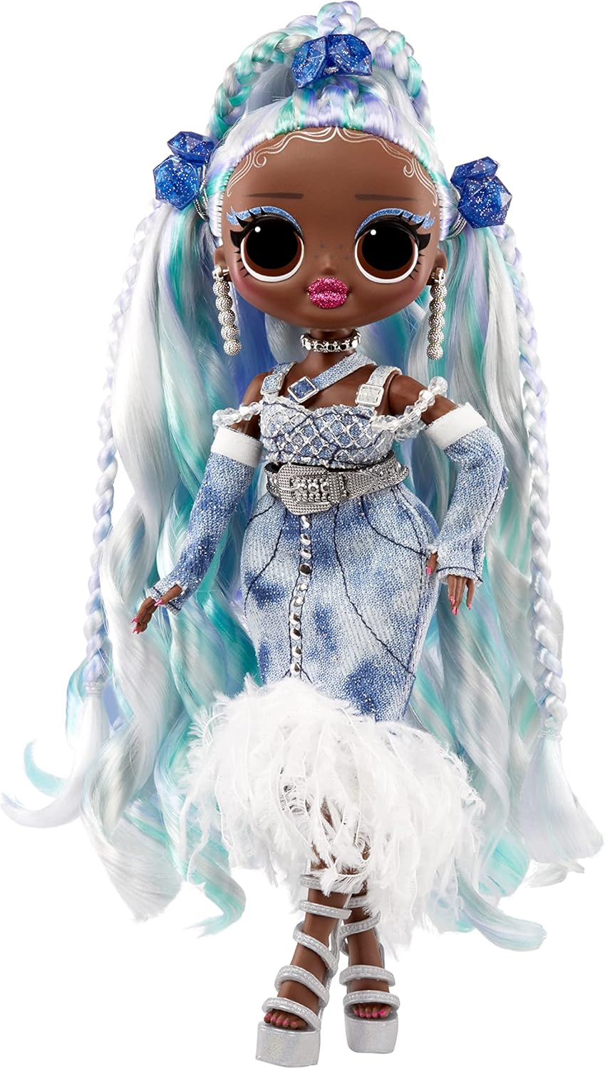 LOL Surprise OMG Fashion Show Hair Edition - Lady Braids 10" Doll with Transforming Hair & Accessories 6