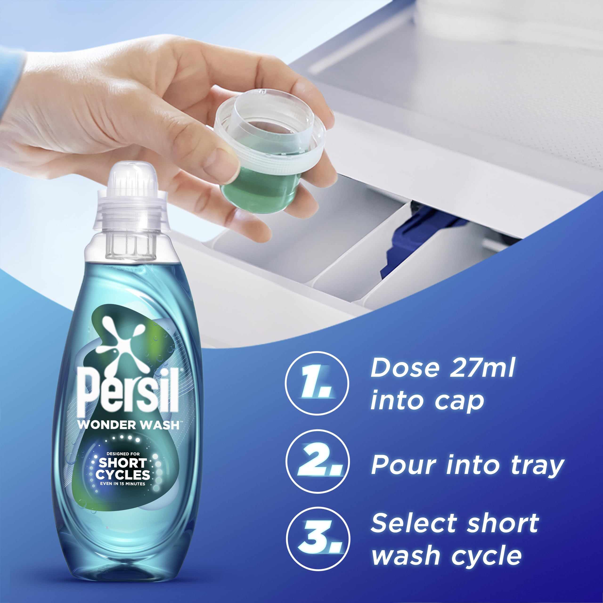 Persil - Wonder Wash Speed Clean Non Bio Liquid Detergent