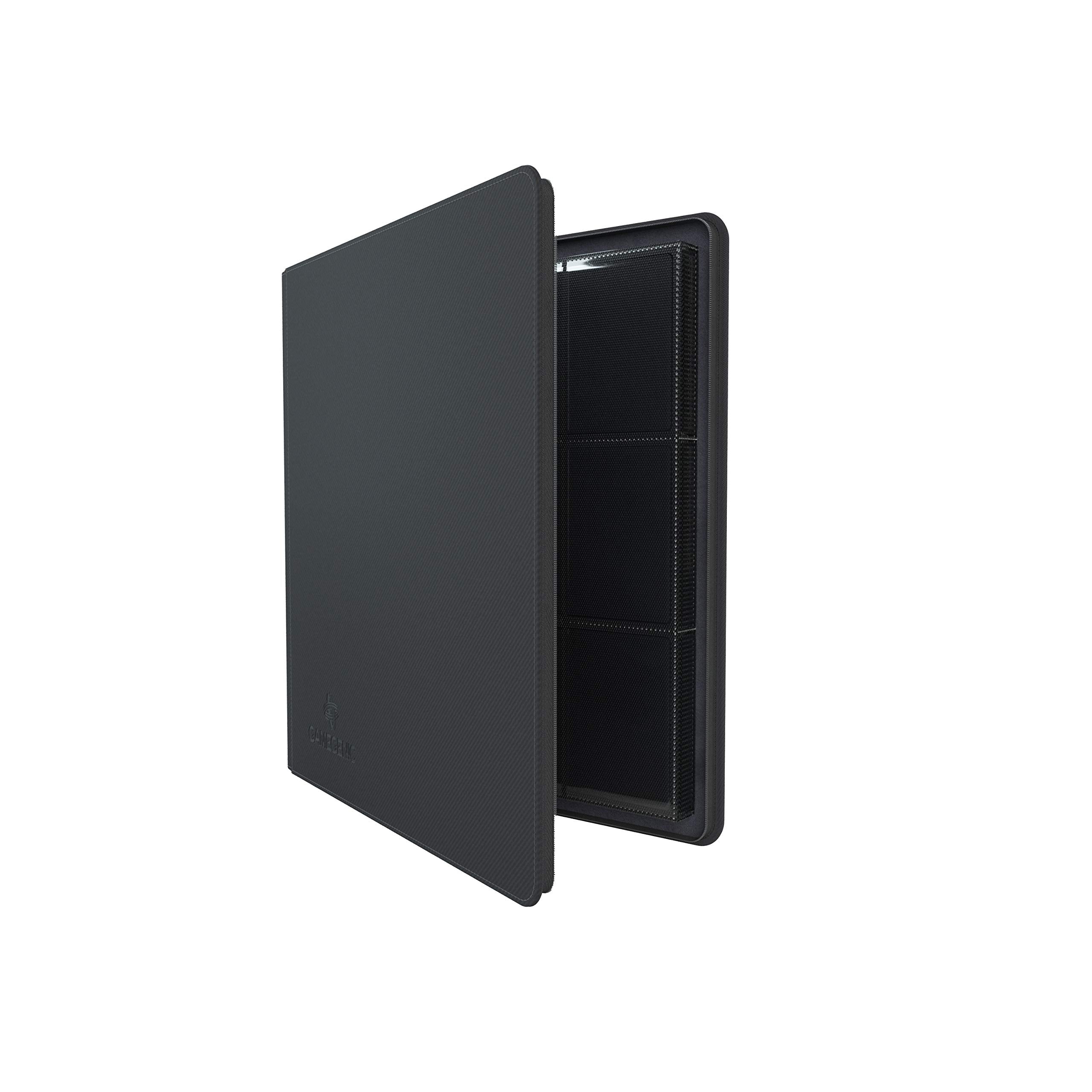 Gamegenic Zip-Up Album - 480 Card Capacity | Side-Loading Pockets | Black