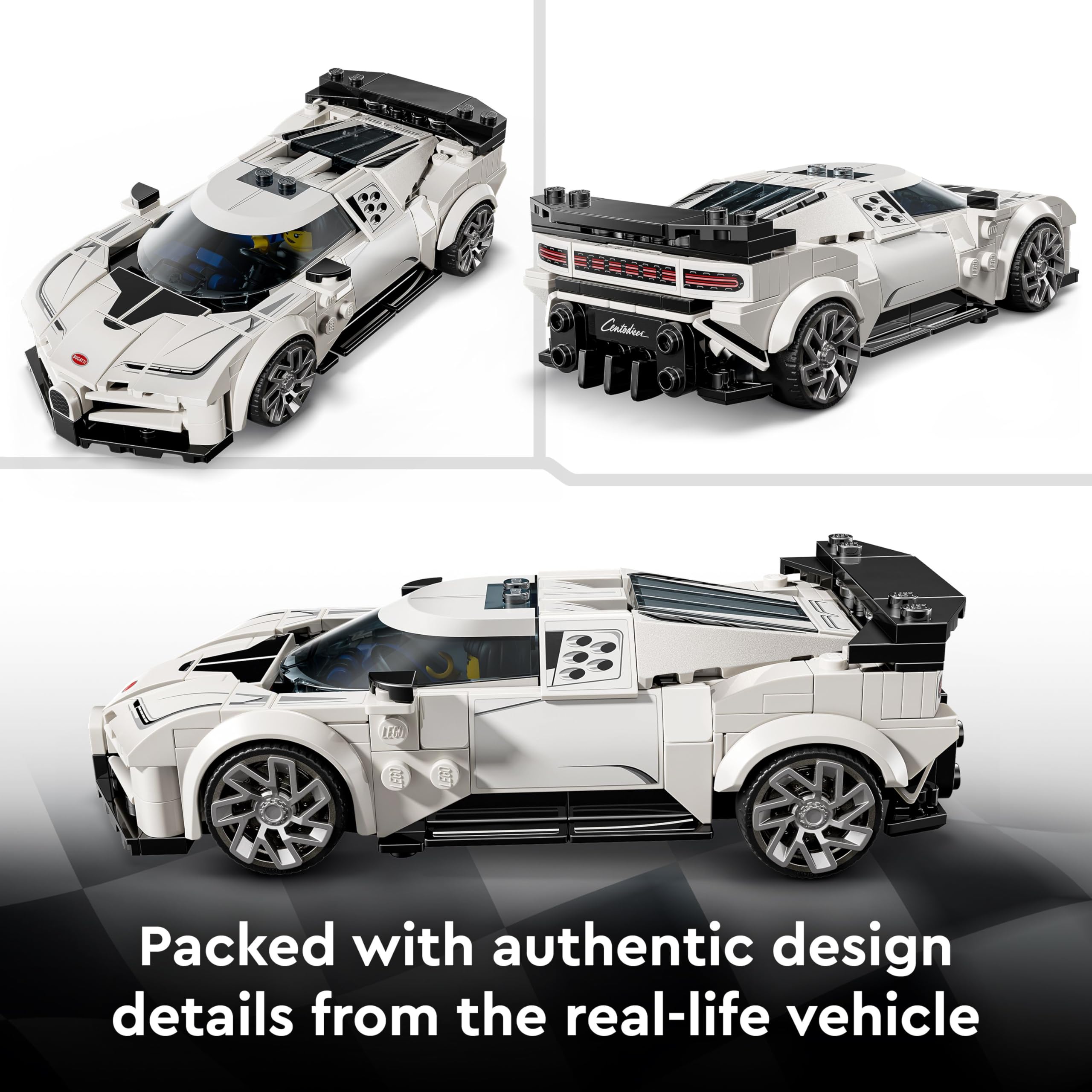 LEGO Speed Champions Bugatti Centodieci Hyper Sports Car Building Set 77240 for Ages 9+ 4