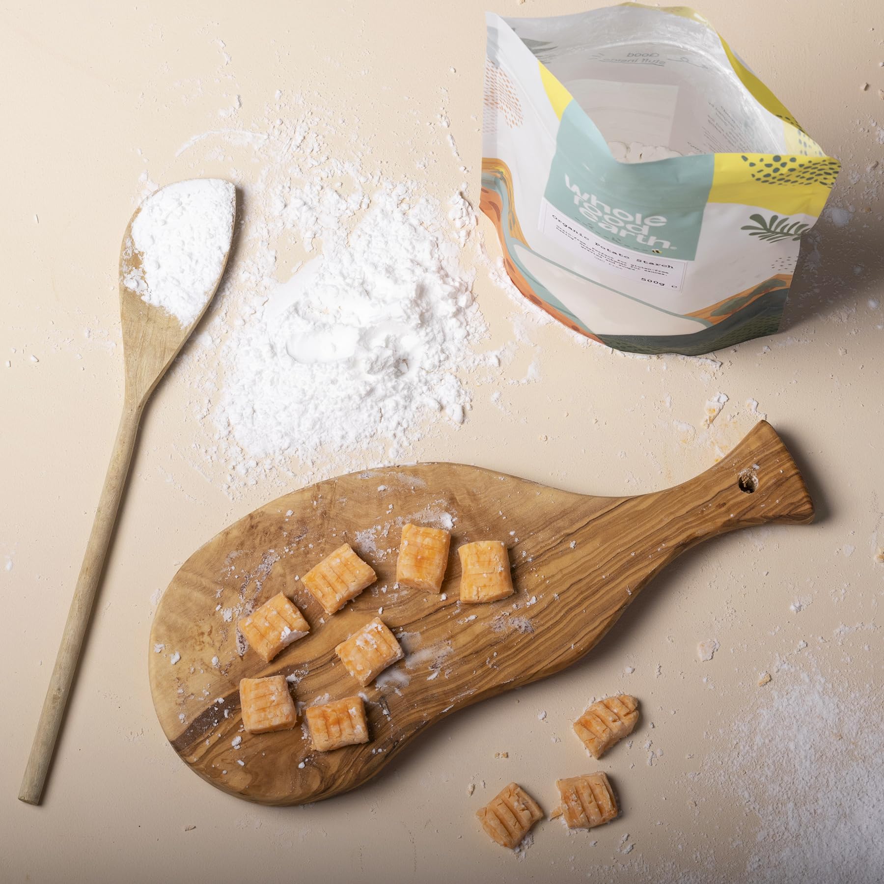 Wholefood Earth Organic Potato Starch - 1kg | GMO Free | Vegan Thickener 4