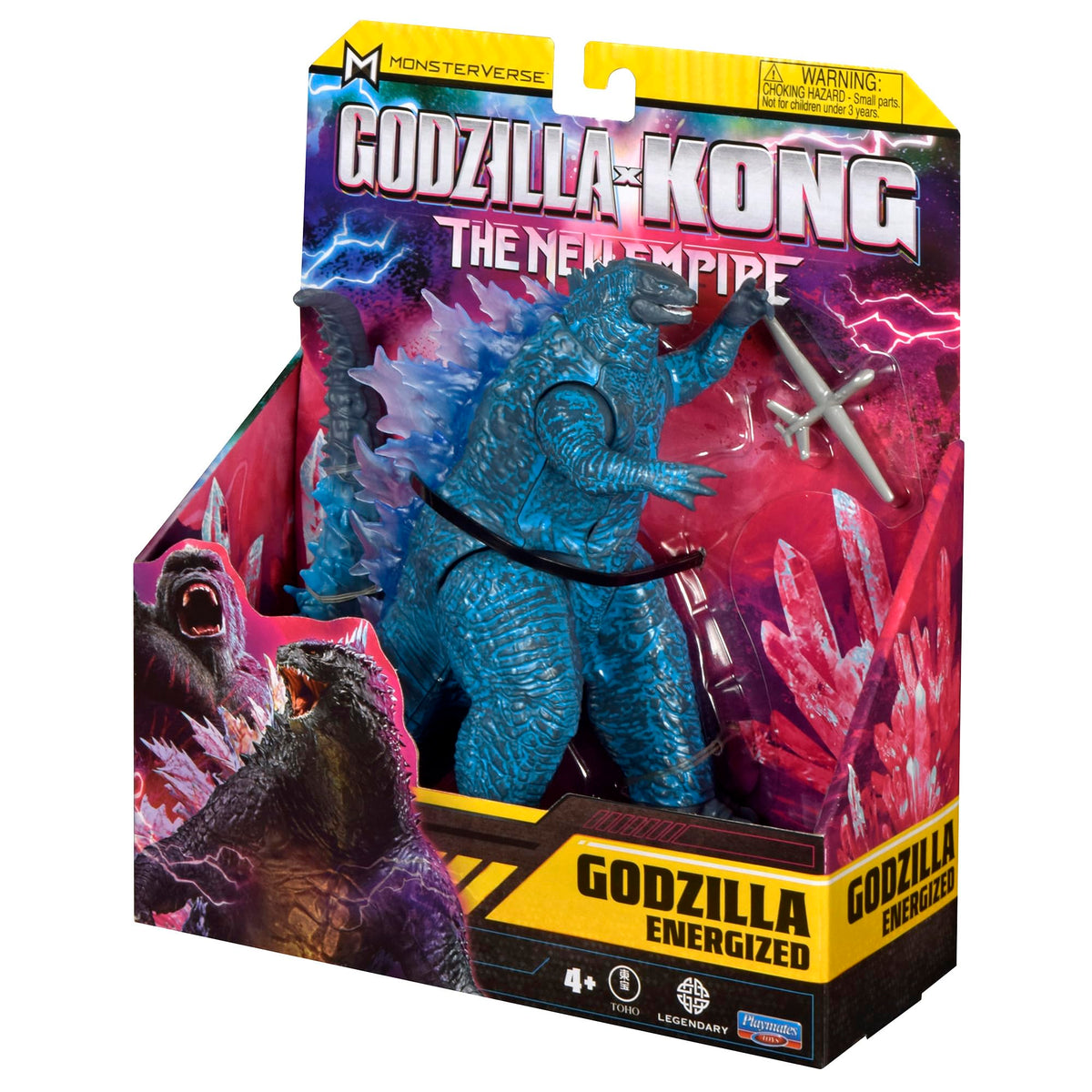 MonsterVerse Godzilla x Kong: The New Empire Energised Godzilla Action Figure - 6-Inch, Battle Drone, Ages 4+
