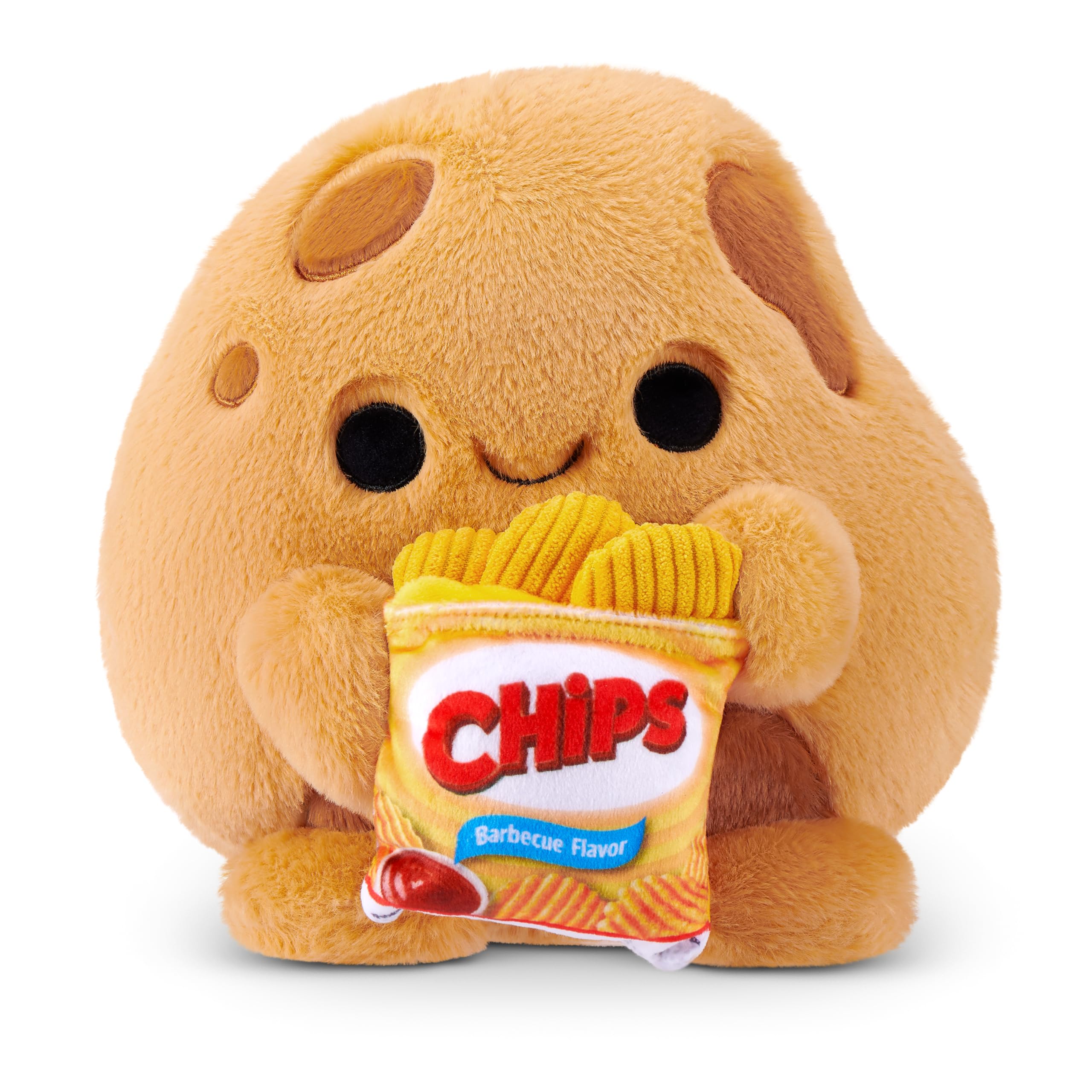 Snackles Core Series 2 8-inch Plush Toy (Potato with Chips) by ZURU 1