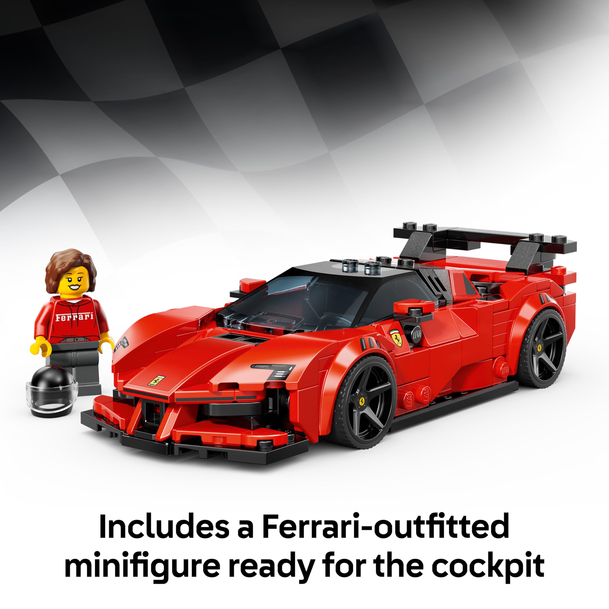 LEGO Speed Champions Ferrari SF90 XX Stradale Sports Car Toy Set 77254 for Ages 9+ 6
