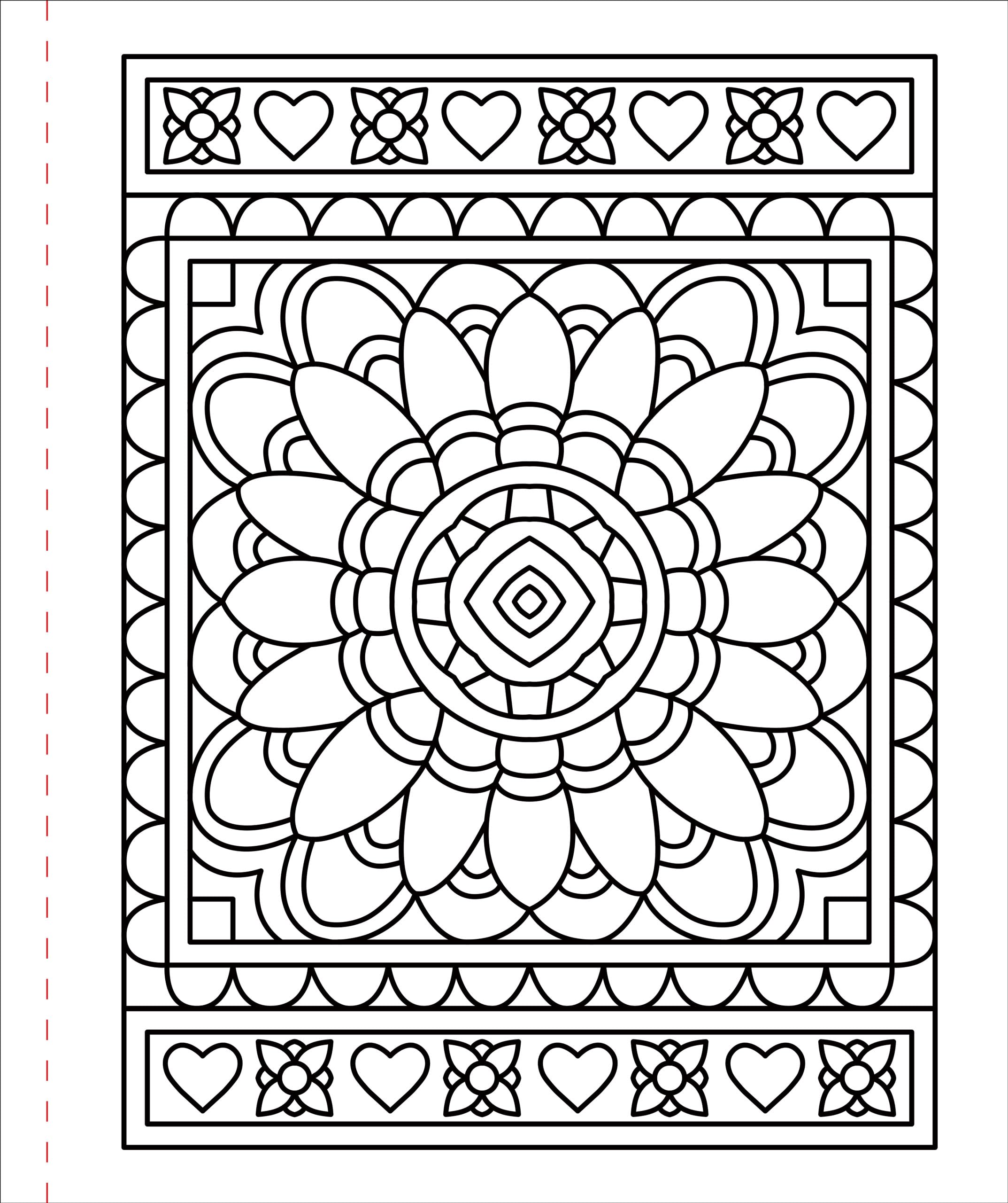 Peter Pauper Press Large Print Coloring Book - Color Me Calm | 50 Designs | Paperback 2