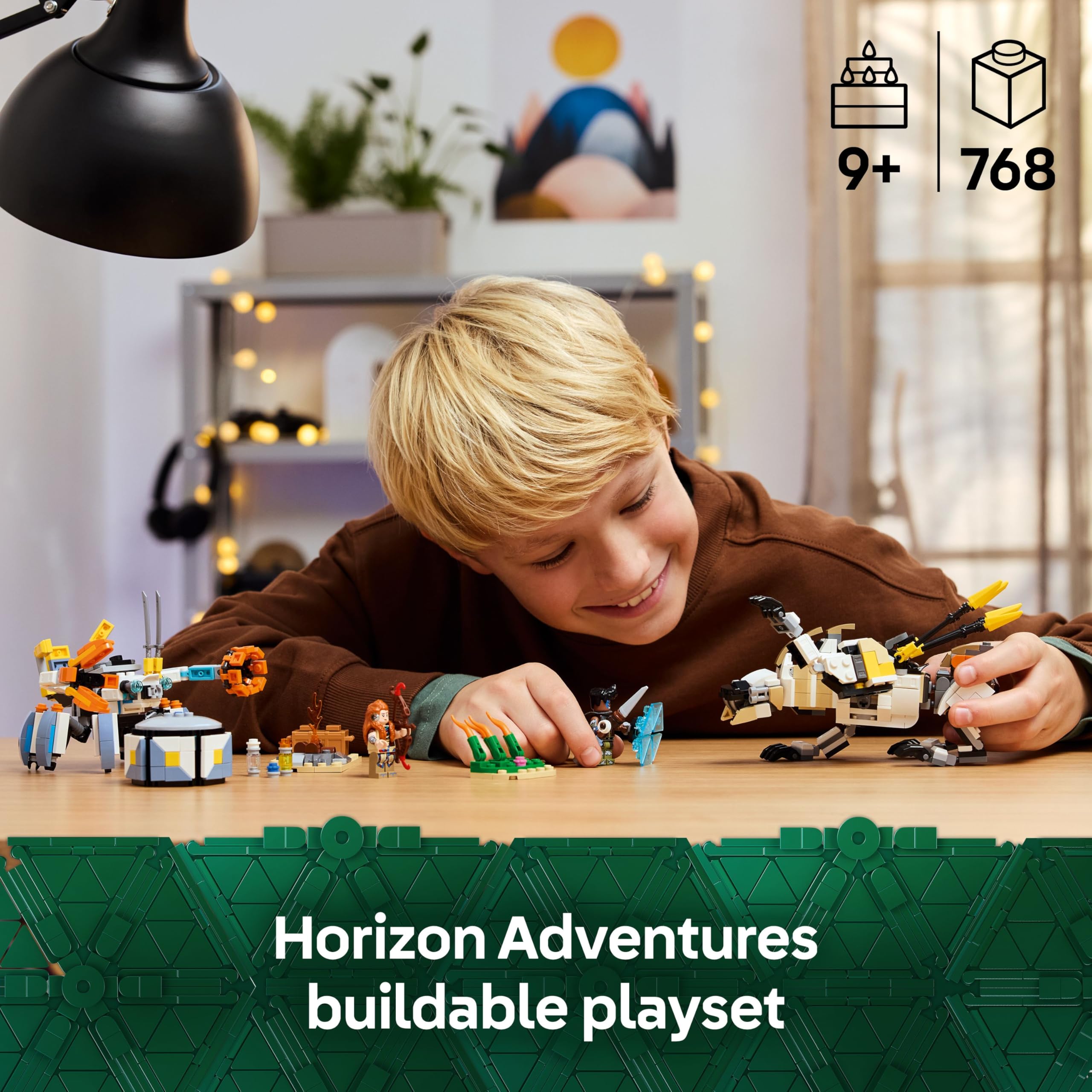 LEGO Horizon Adventures Aloy & Varl vs. Shell-Walker & Sawtooth Building Set 77037 | 768 Pieces | Ages 9+ 3