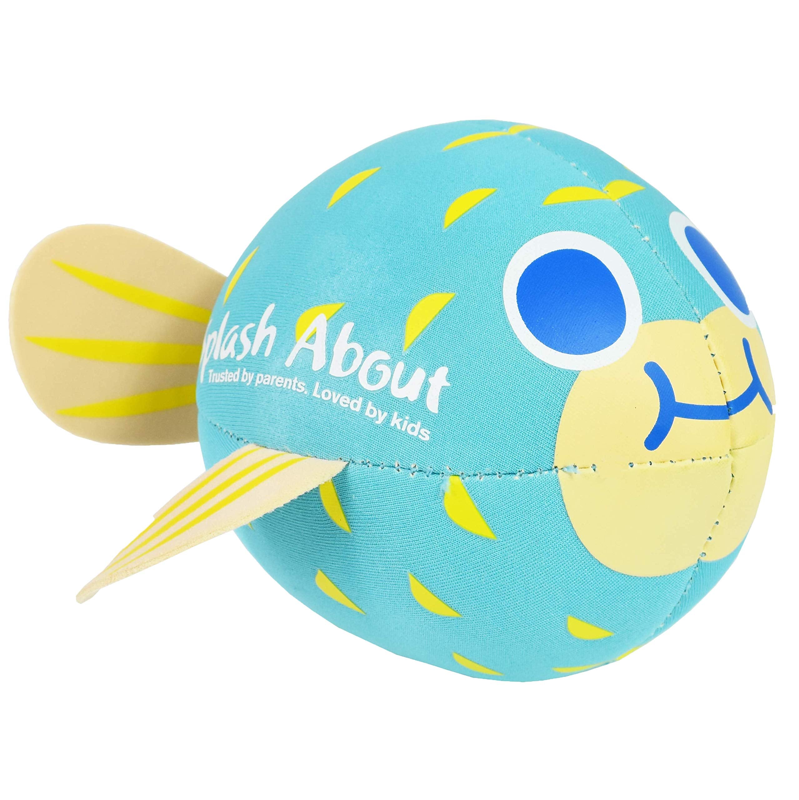 Splash About Pufferfish Neoprene Aqua Ball - Blue | Soft & Lightweight | 10 Months+ 1