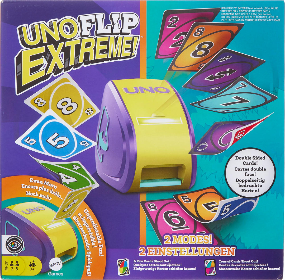 Mattel Games UNO Flip Extreme Card Game