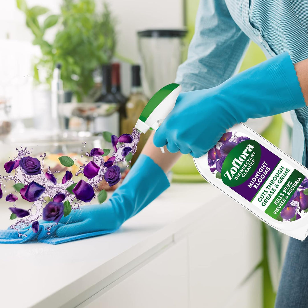 Zoflora Midnight Blooms Multipurpose Disinfectant Cleaner, 800ml