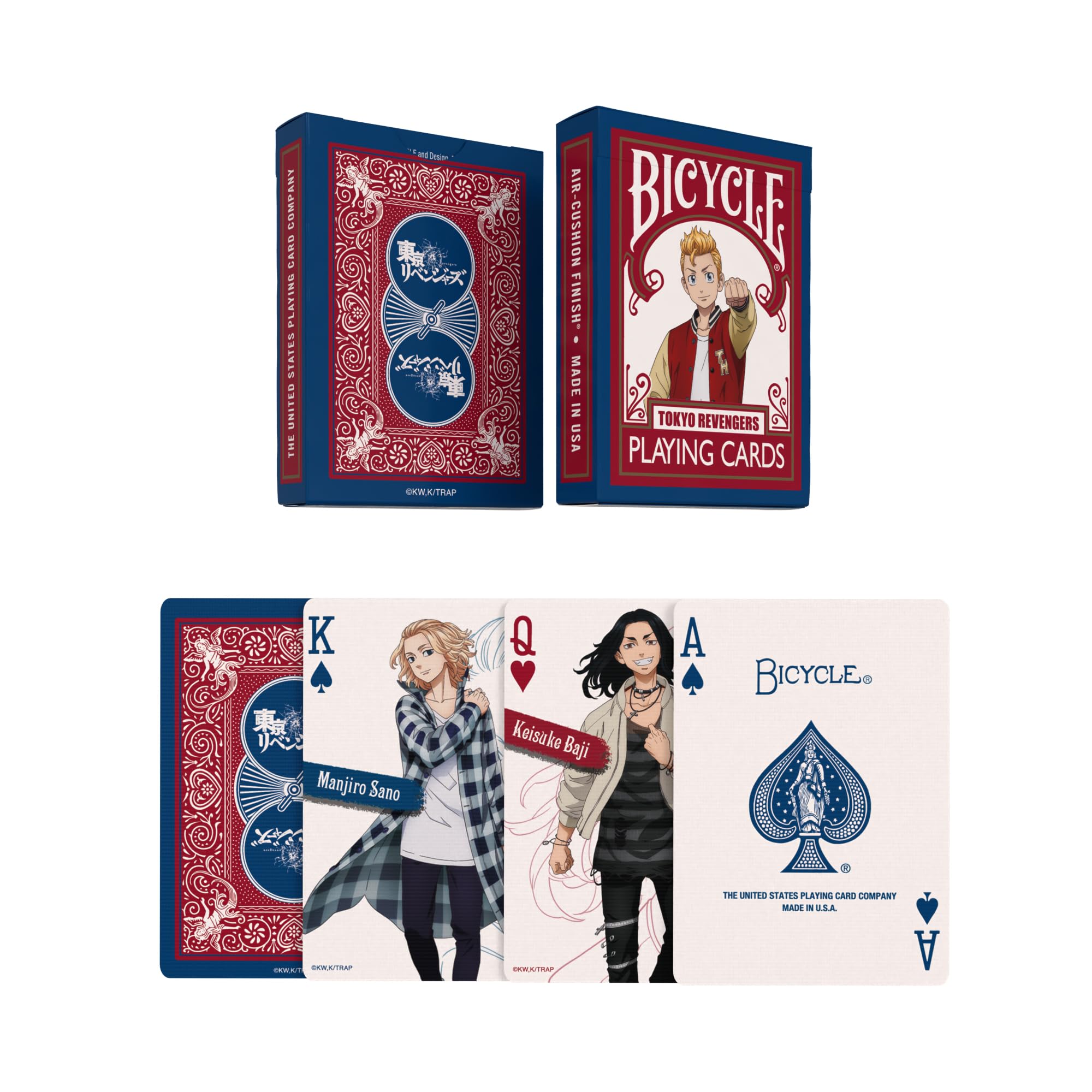 Bicycle Tokyo Revengers Manga Collector's Edition 54 Card Deck | Air Cushion Finish | Unisex Adult 3