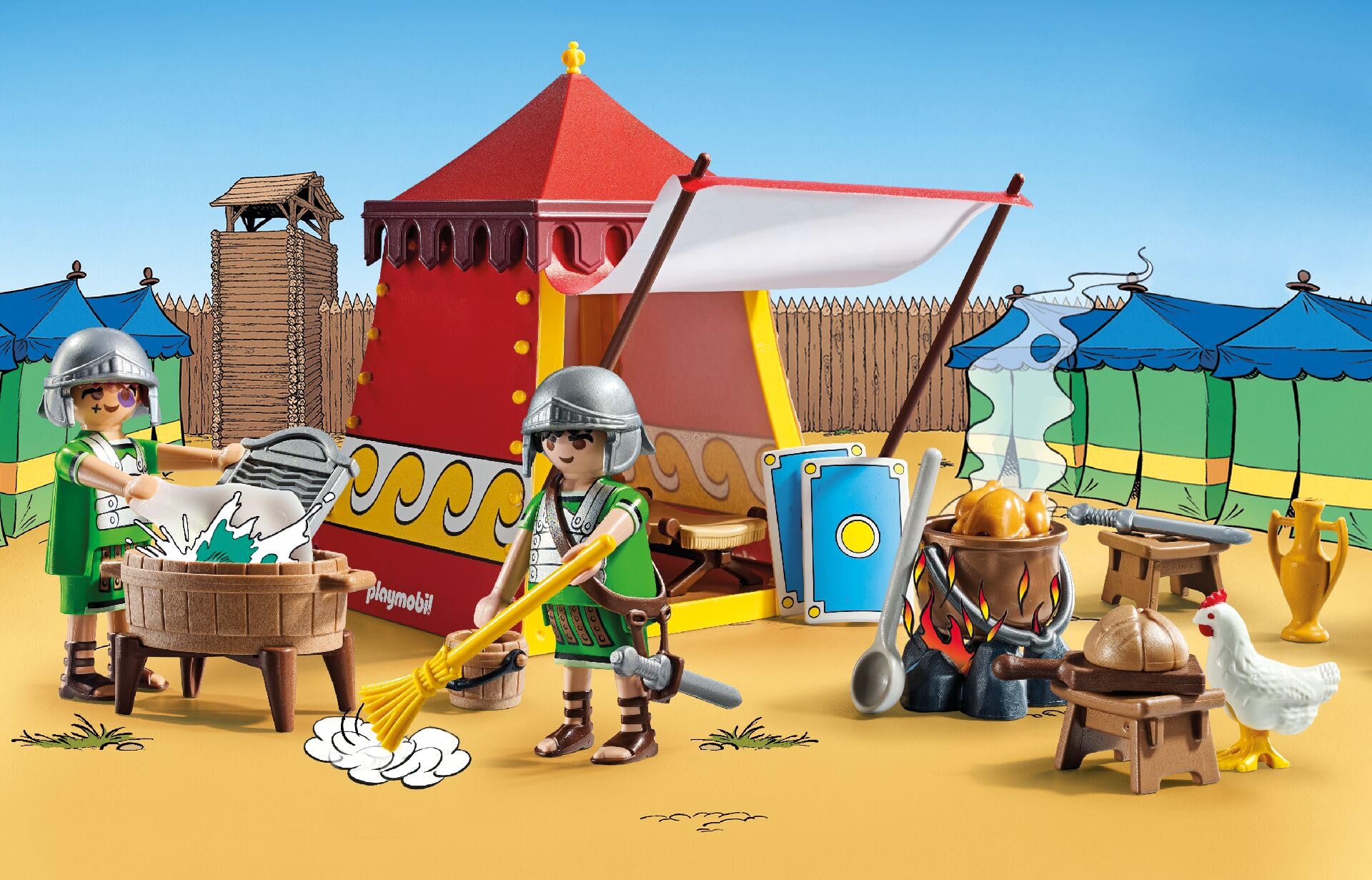 Playmobil Asterix Legionary Tent Playset - Roman Adventure for Kids 4-10 Years 6
