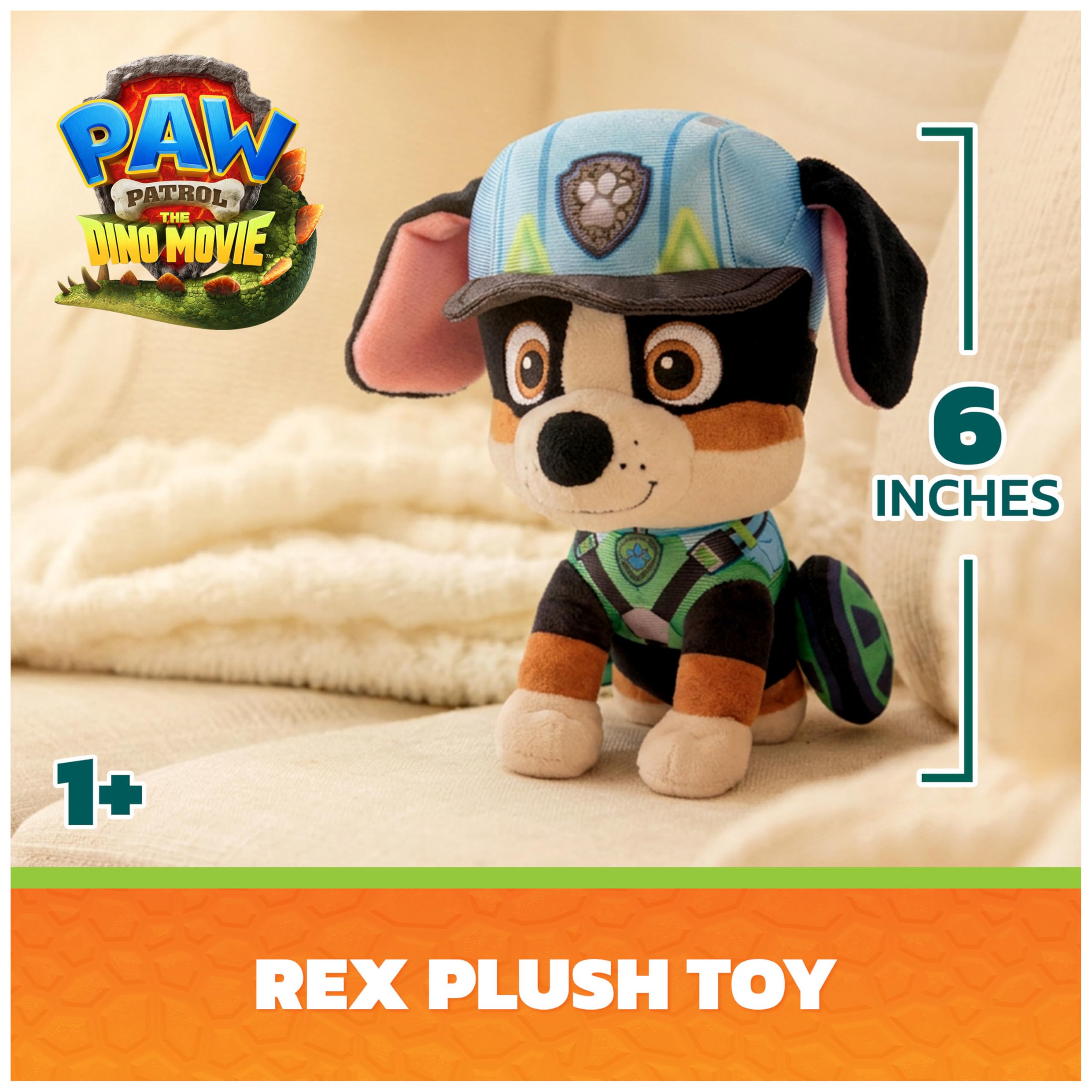 Paw Patrol Rex Stuffed Animal - 6' Multicolor | Plastic | Unisex Children 3