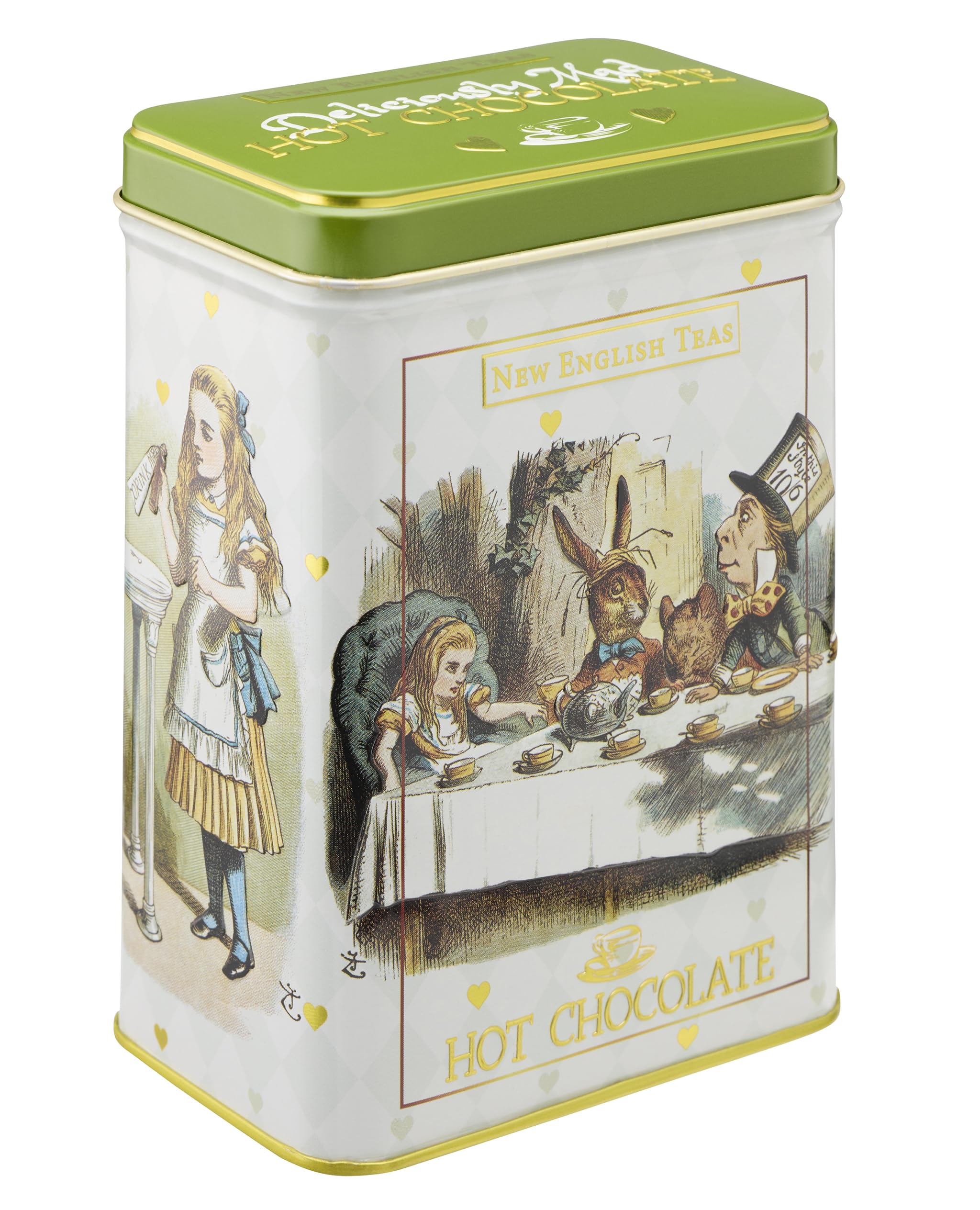 New English Teas Alice in Wonderland Hot Chocolate Tin - Rich Powder Mix | 250g 7
