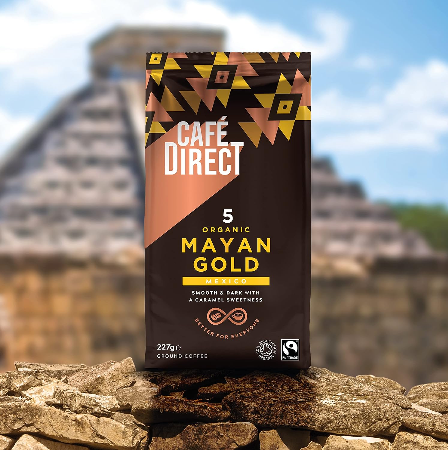 Cafédirect Mayan Gold Mexico Organic Fairtrade Ground Arabica Coffee 227g 5