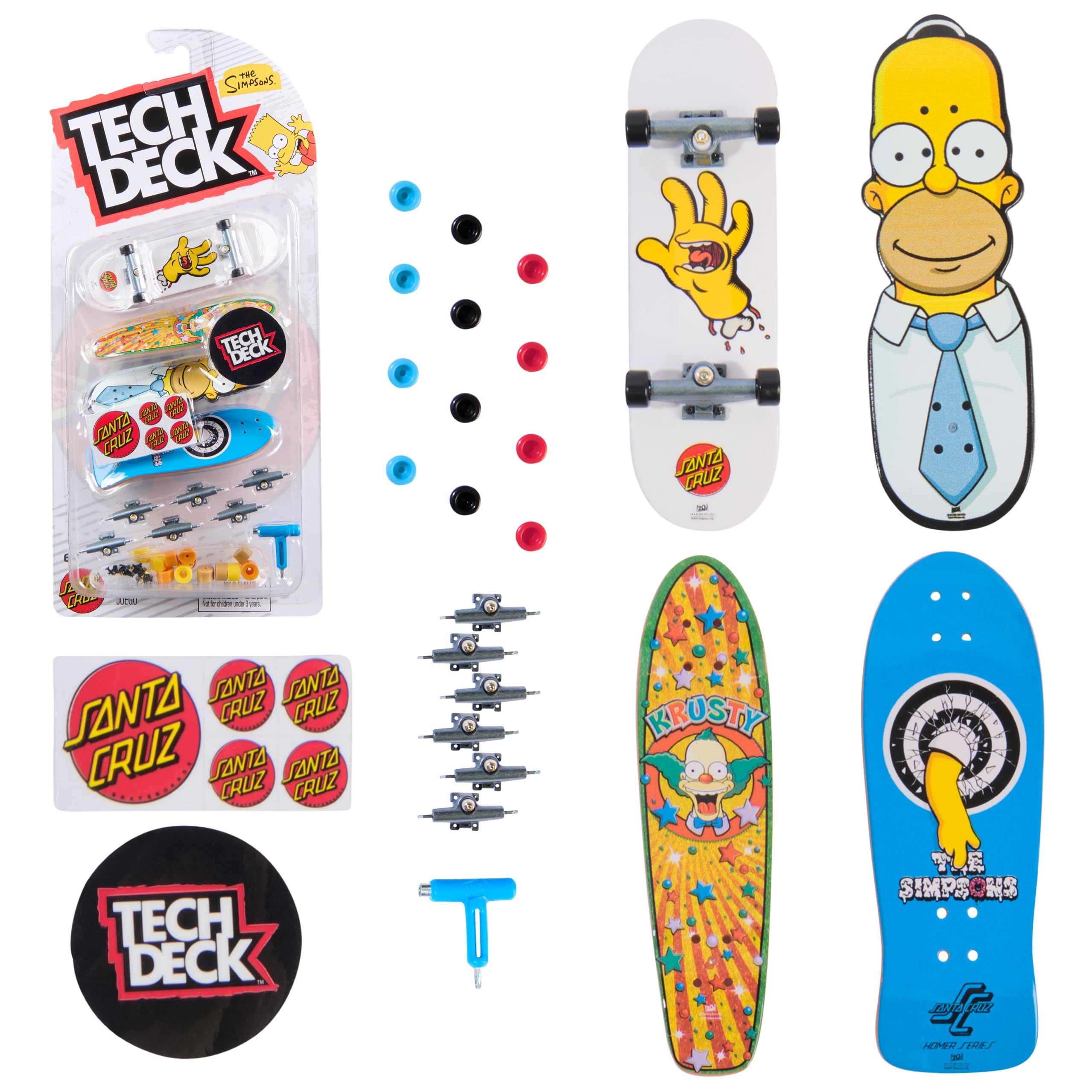 Tech Deck Ultra DLX 4 Pack Fingerboards - Customizable Mini Skateboards | Ages 6+ 1