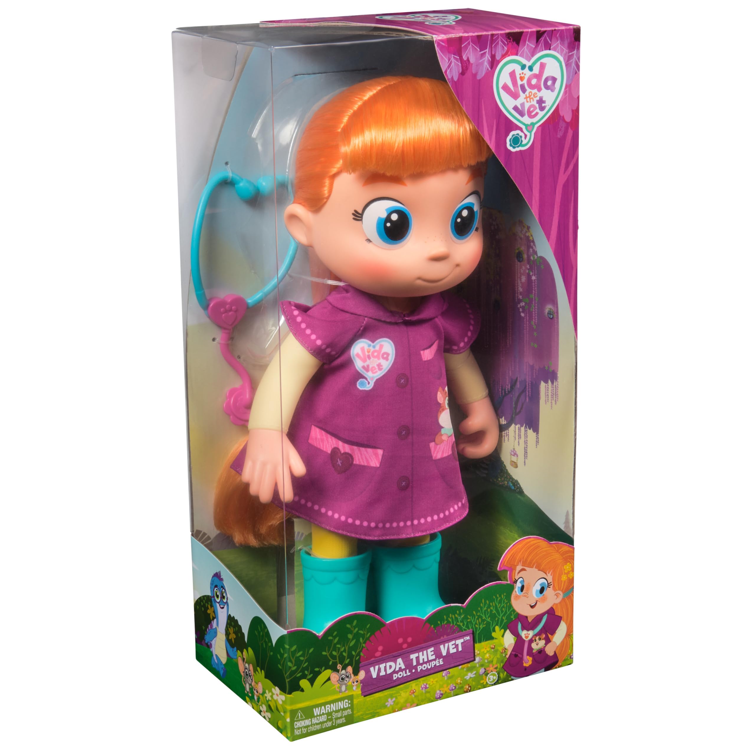 Vida the Vet Toddler Doll - 33cm Articulated Playset for Kids 3+