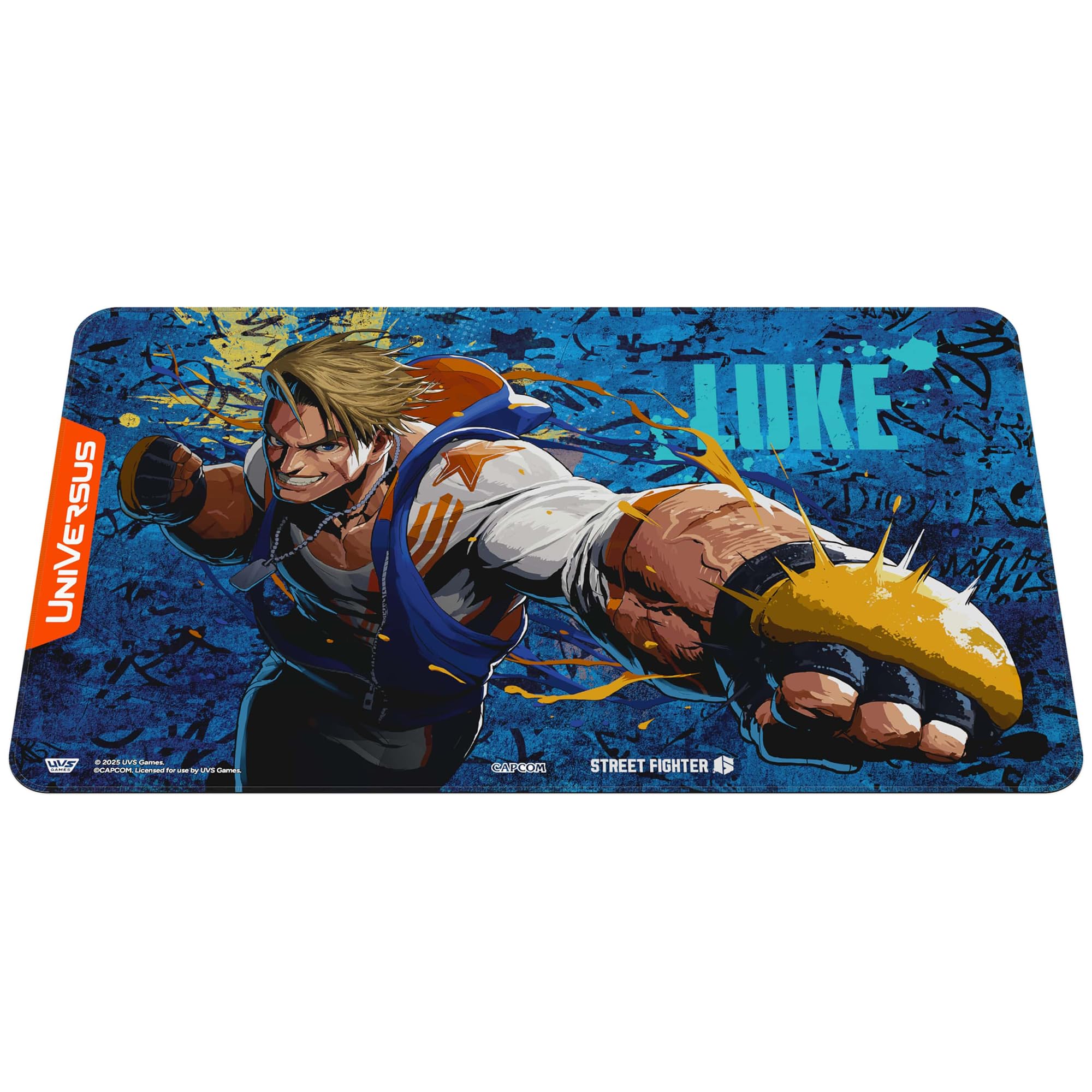UniVersus Street Fighter 6 Challenger Series Playmat - Luke | 24 x 14 Inches Neoprene 9