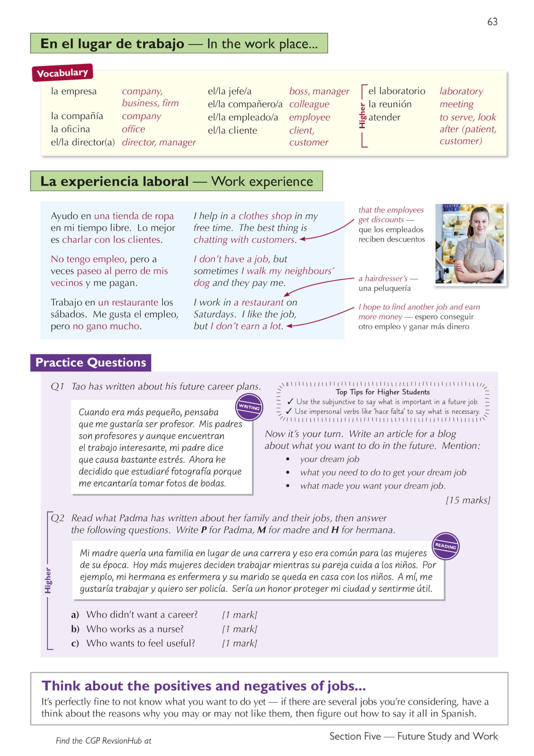 CGP Books New GCSE Spanish AQA Complete Revision & Practice - Ages 14-16 | Paperback | 248 Pages 4