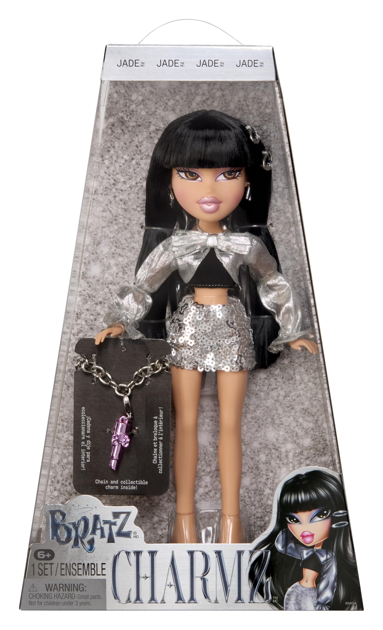 Bratz Charmz Jade Fashion Doll - Collectible Charm Bracelet | 29.21 cm Size 1