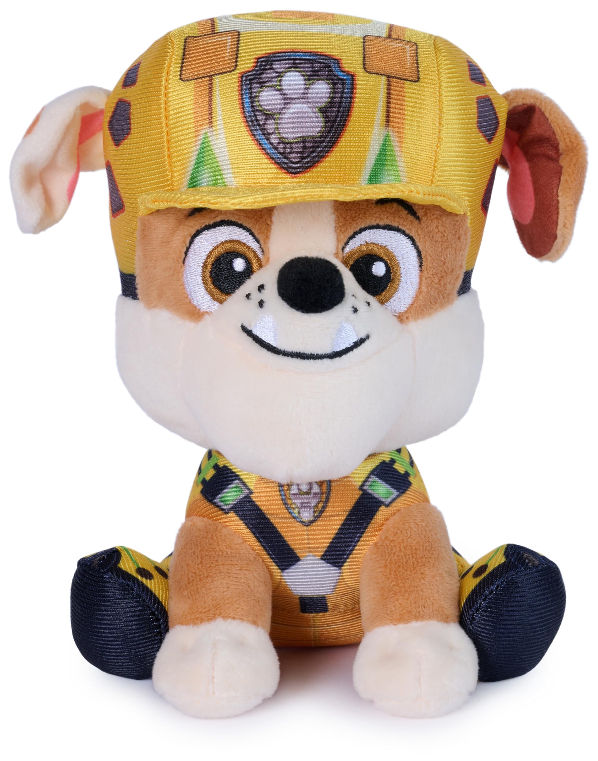 Paw Patrol Rubble Action Figure - Multicolor Plastic Toy | Ages 12-84 Months 1
