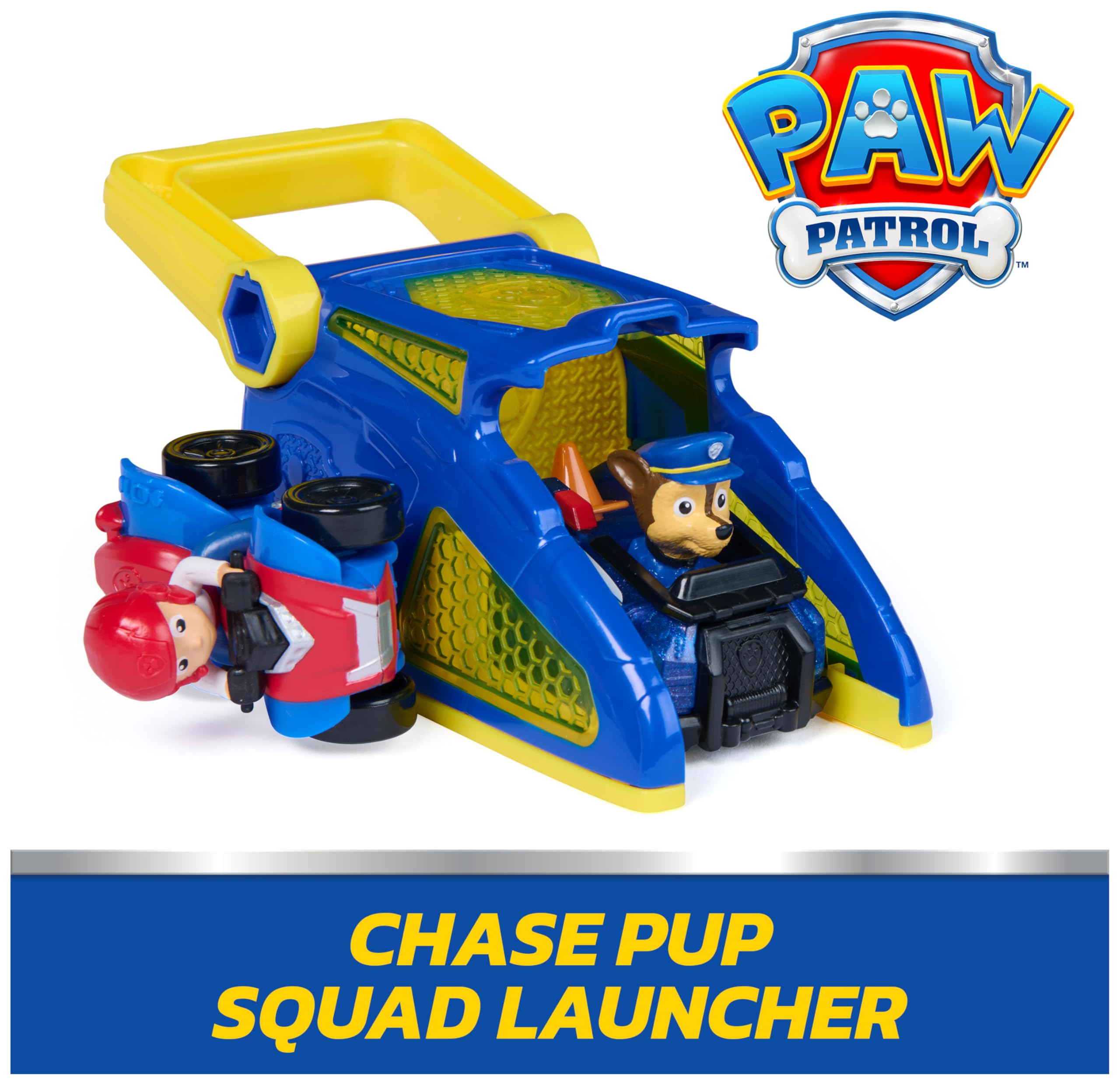 Paw Patrol Pup Squad Launchers with Ryder Vehicle 2-Pack | Ages 3-9 | Multicolor Plastic 2