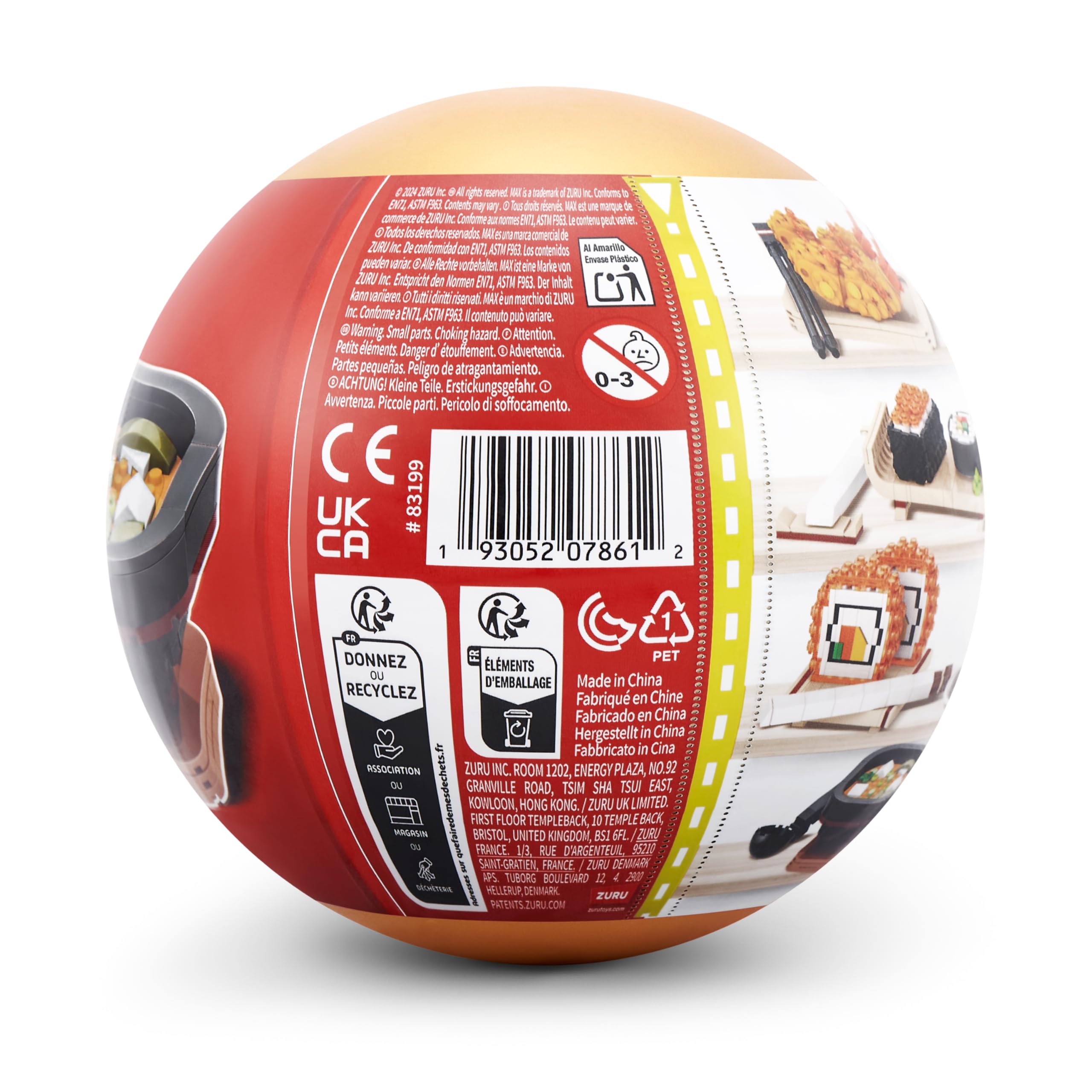 Max Build More Premium Sushi Bar Collection - 139-Piece Building Set for Ages 3+ 18