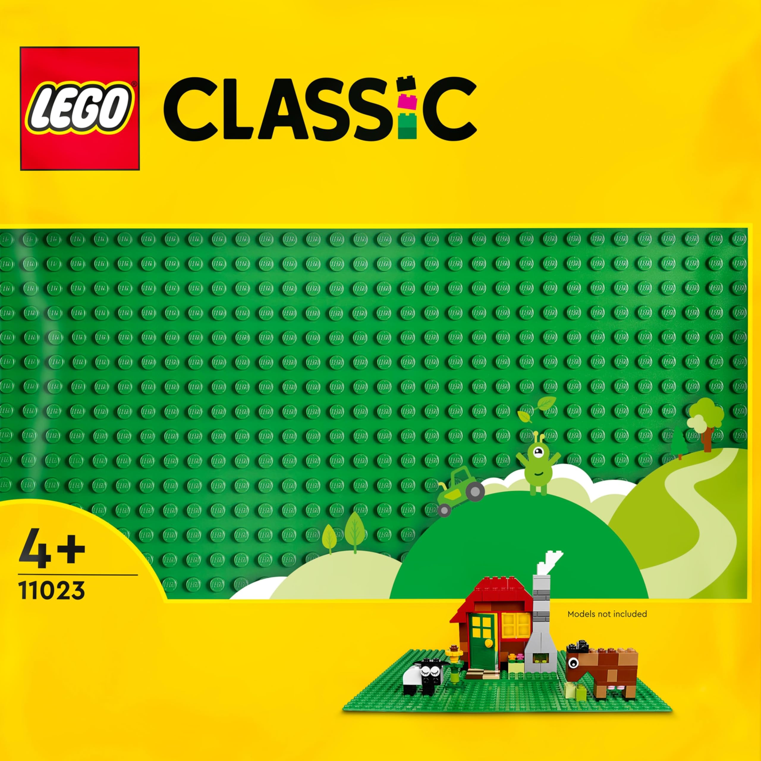 LEGO Classic Green Baseplate 11023 - 32x32 Stud Building Base for Creative Play | Ages 4+ 1